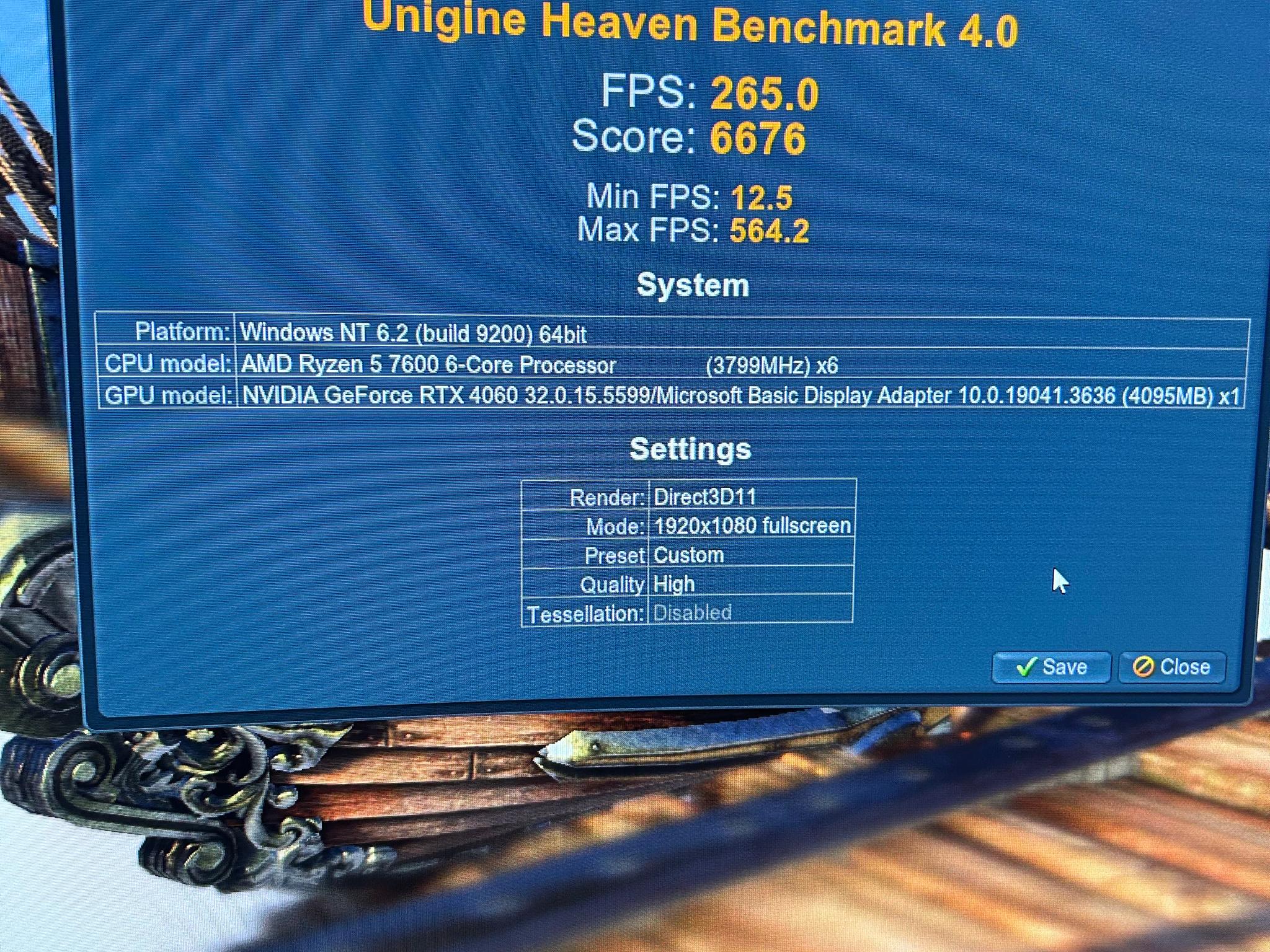 Gaming PC RTX 4060, Ryzen 5 7600 , 16GB DDR5 RAM, 500GB SSD