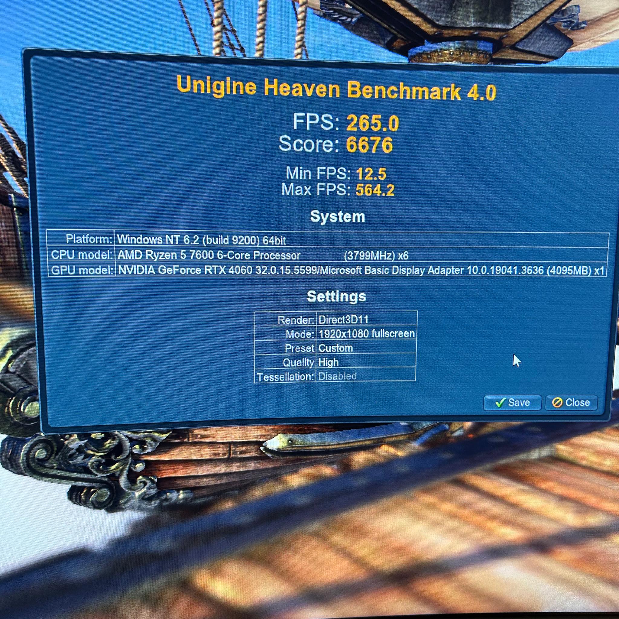 Gaming PC RTX 4060, Ryzen 5 7600 , 16GB DDR5 RAM, 500GB SSD