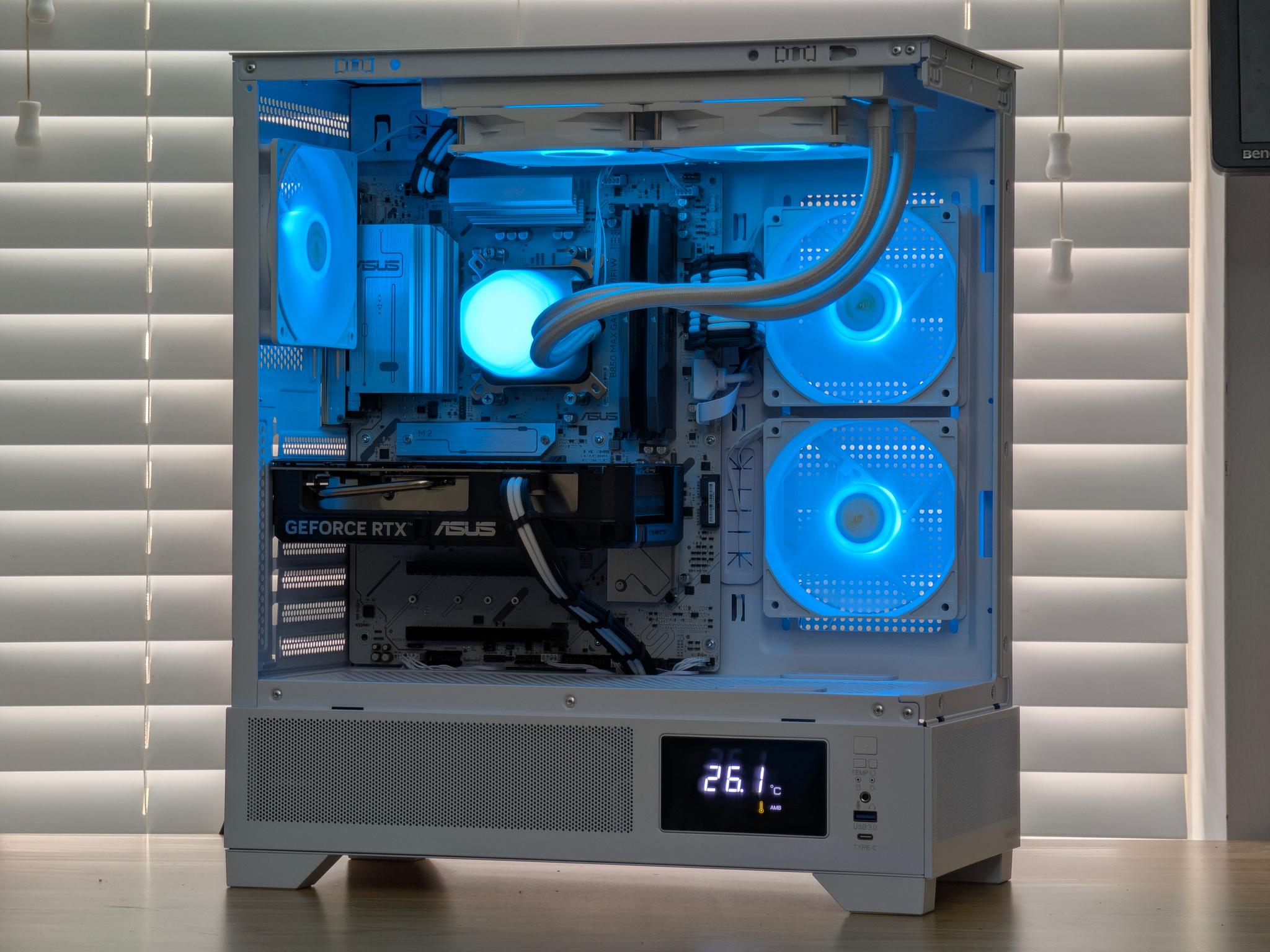 🩵🤍Ryzen 5 9600x | RTX 5060 TI | 32GB DDR5 | Gaming PC🤍🩵