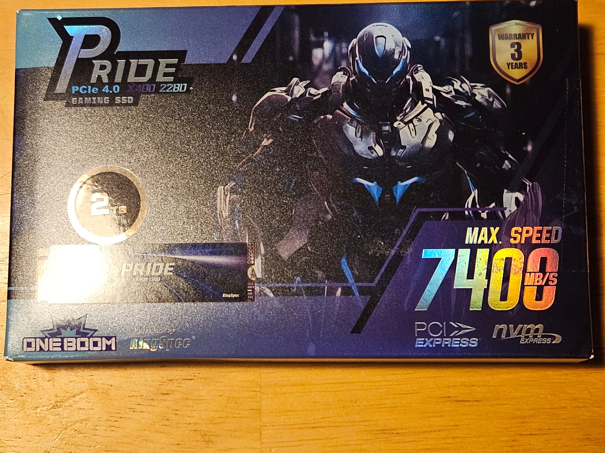 OneBoom by KingSpec 2TB Pride X400 SSD