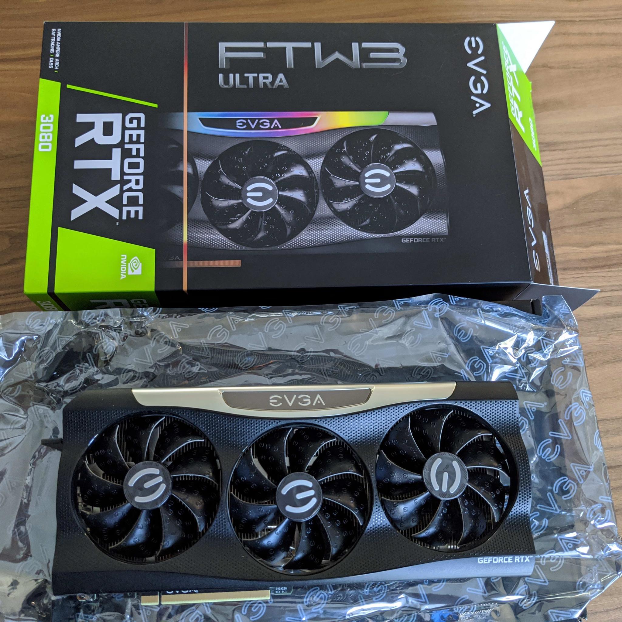 EVGA GeForce RTX 3080 FTW3 ULTRA GAMING, 10G-P5-3897-KL, 10GB GDDR6X