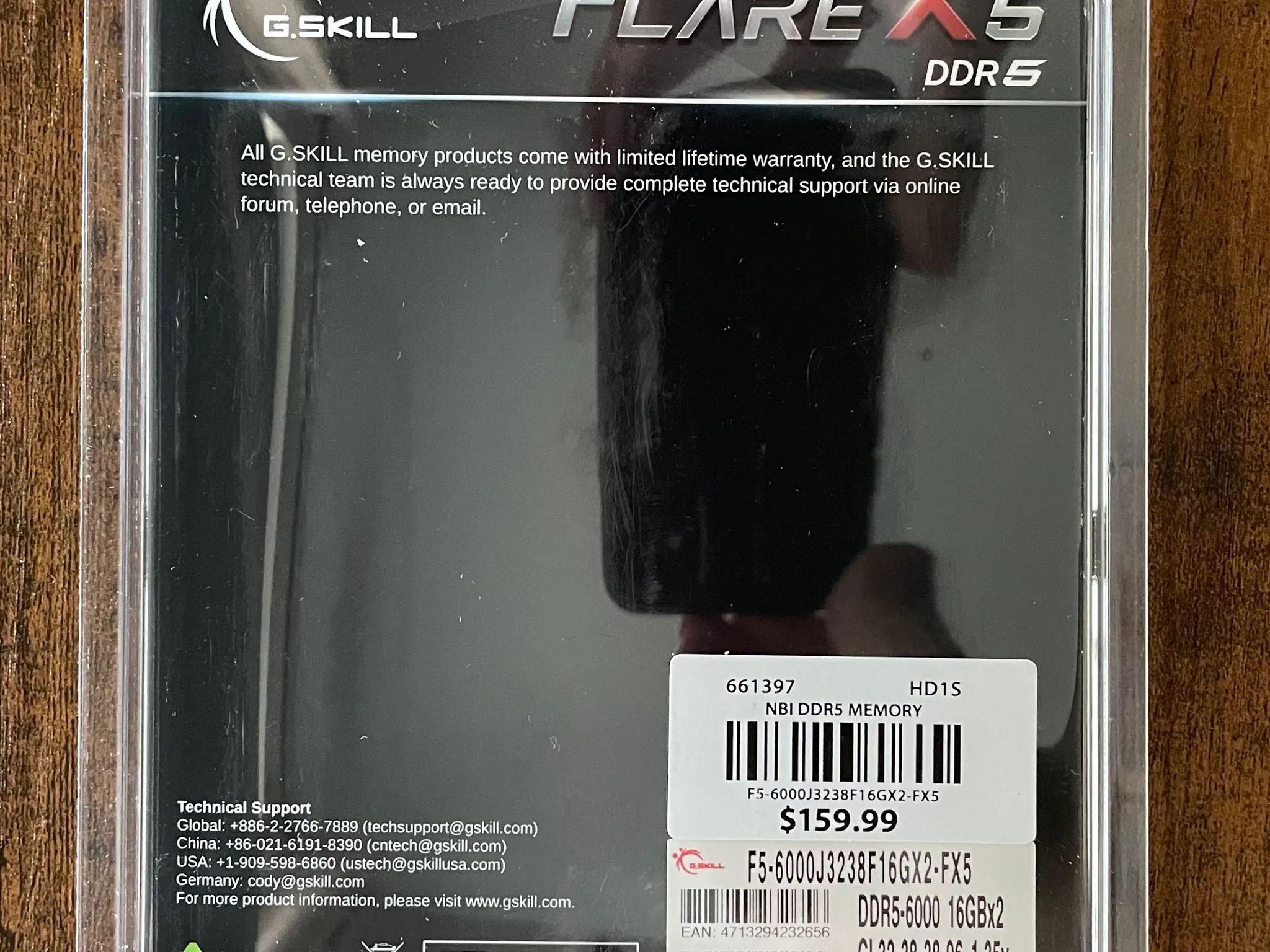 NEW G.Skill Flare X5 32GB (2x16GB) DDR5 6000MHz Dual Channel RAM Kit