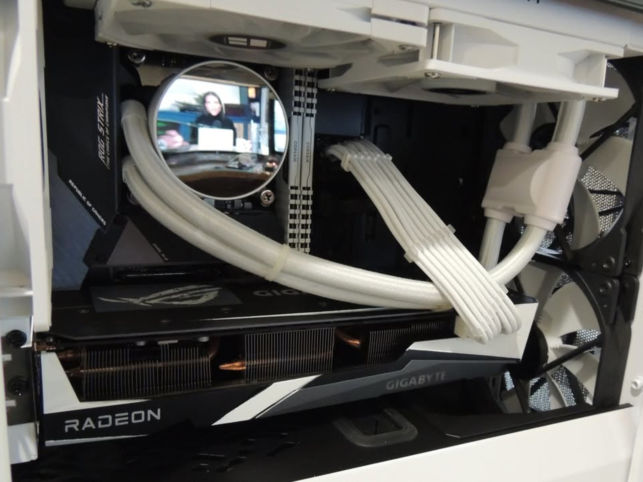 Beautiful New White Gaming Computer Build with New and Refurbished Parts