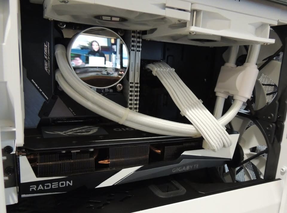 Beautiful New White Gaming Computer Build with New and Refurbished Parts