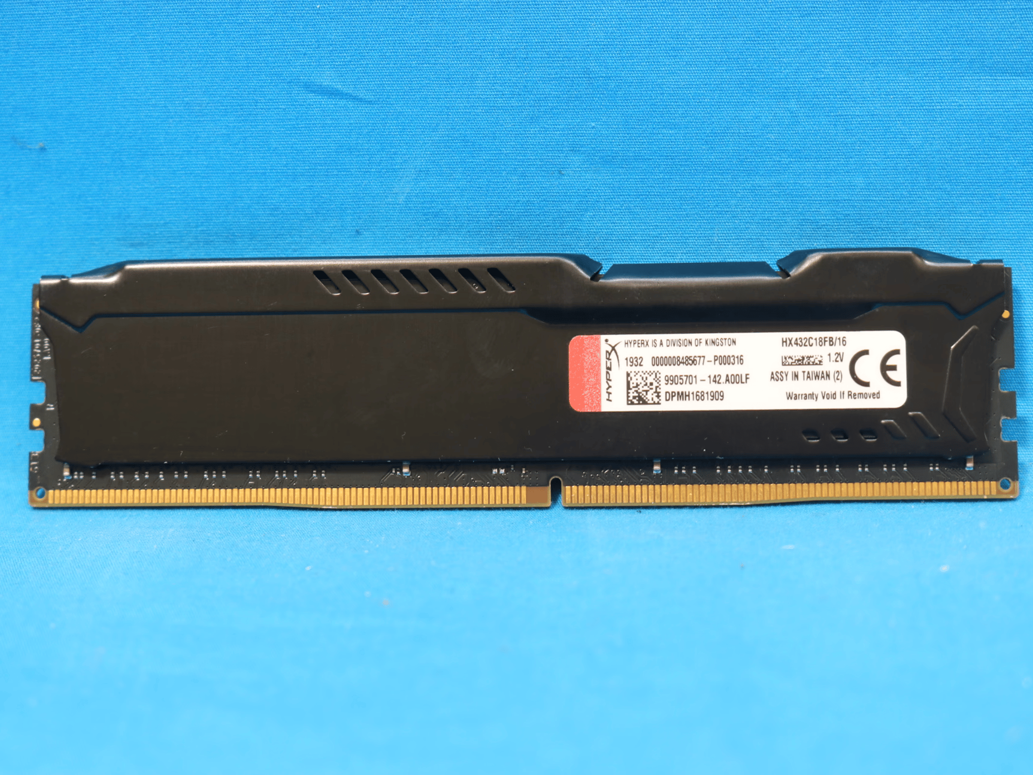 Kingston HyperX Fury 16GB DDR4 3200MHz CL18 1.2V Desktop RAM HX432C18FB/16