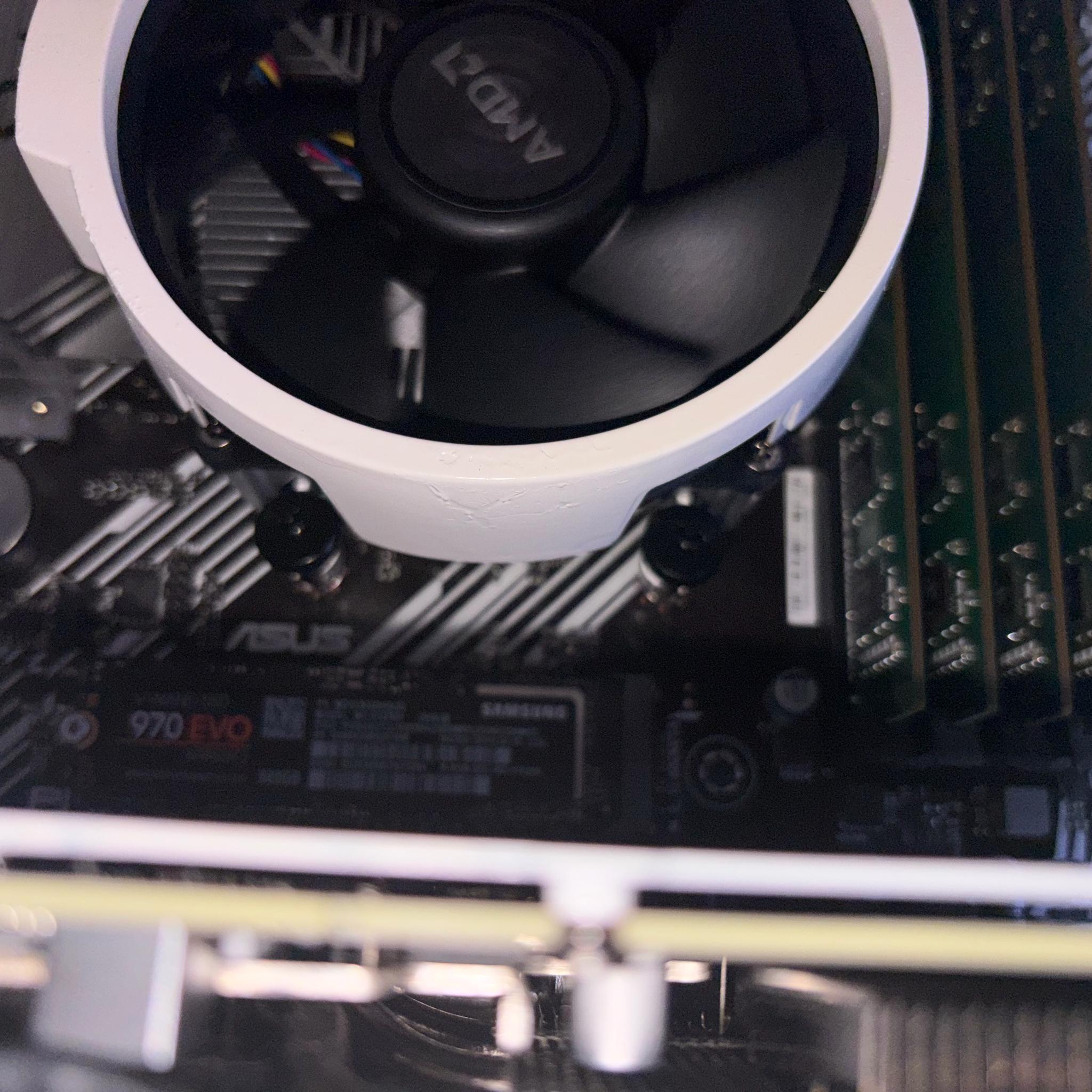 White Gaming PC | RTX 3060TI 8GB | RYZEN 5 5500 | 16GB RAM | 500GB NVME SSD | Wi-Fi + Bluetooth