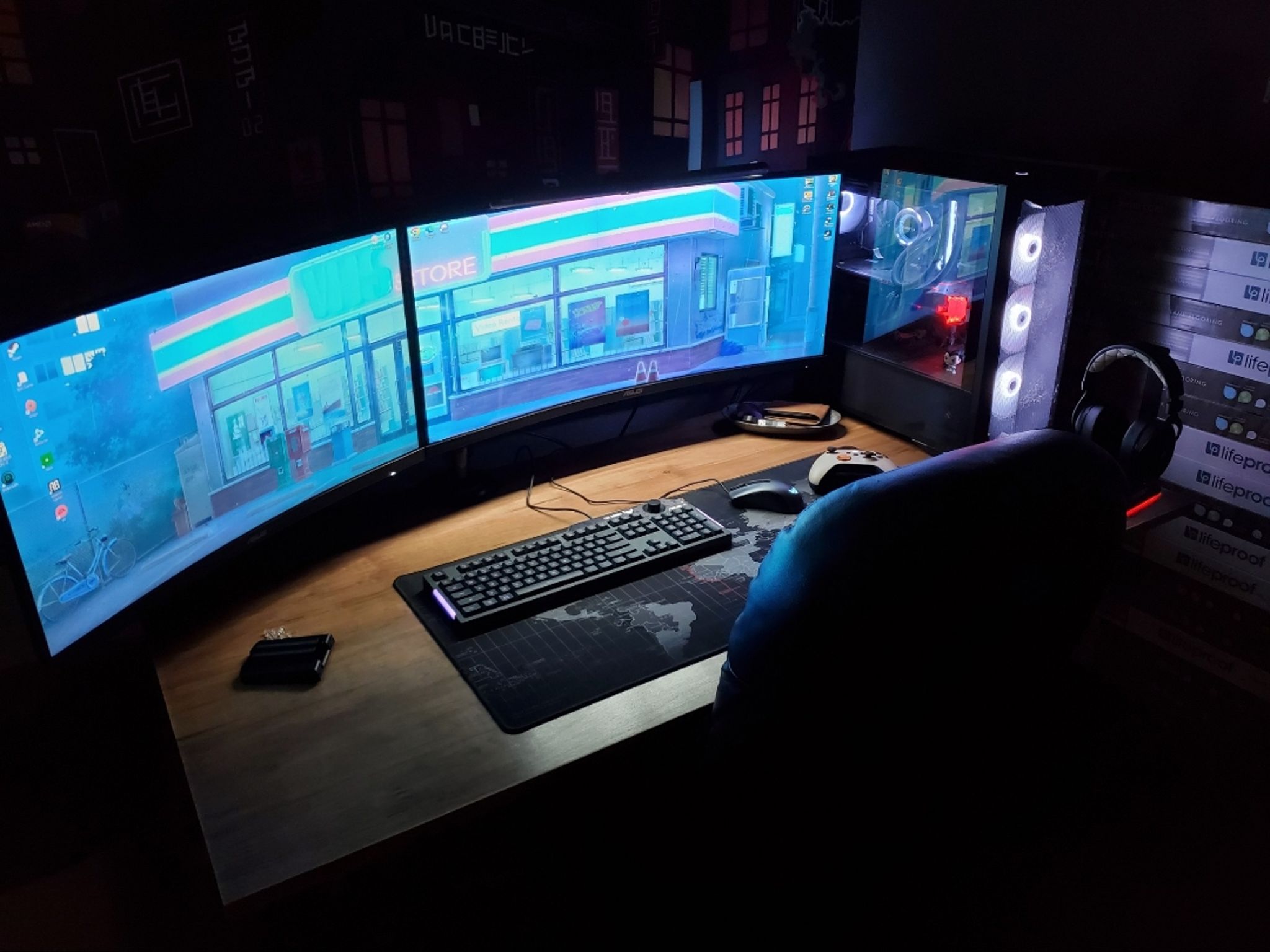 AMD 5800X, RED DEVIL RX6750XT 12G, 1TB, 32G CORSAIR VENGEANCE, TUF GAMING X570-PLUS WIFI, LIAN LI