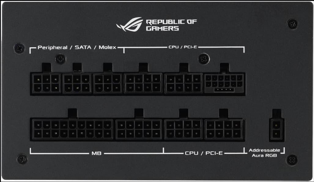 NEW ASUS ROG Strix 1200W Gold Aura Edition (Fully Modular 80+ Gold Certified, ATX 3.0)