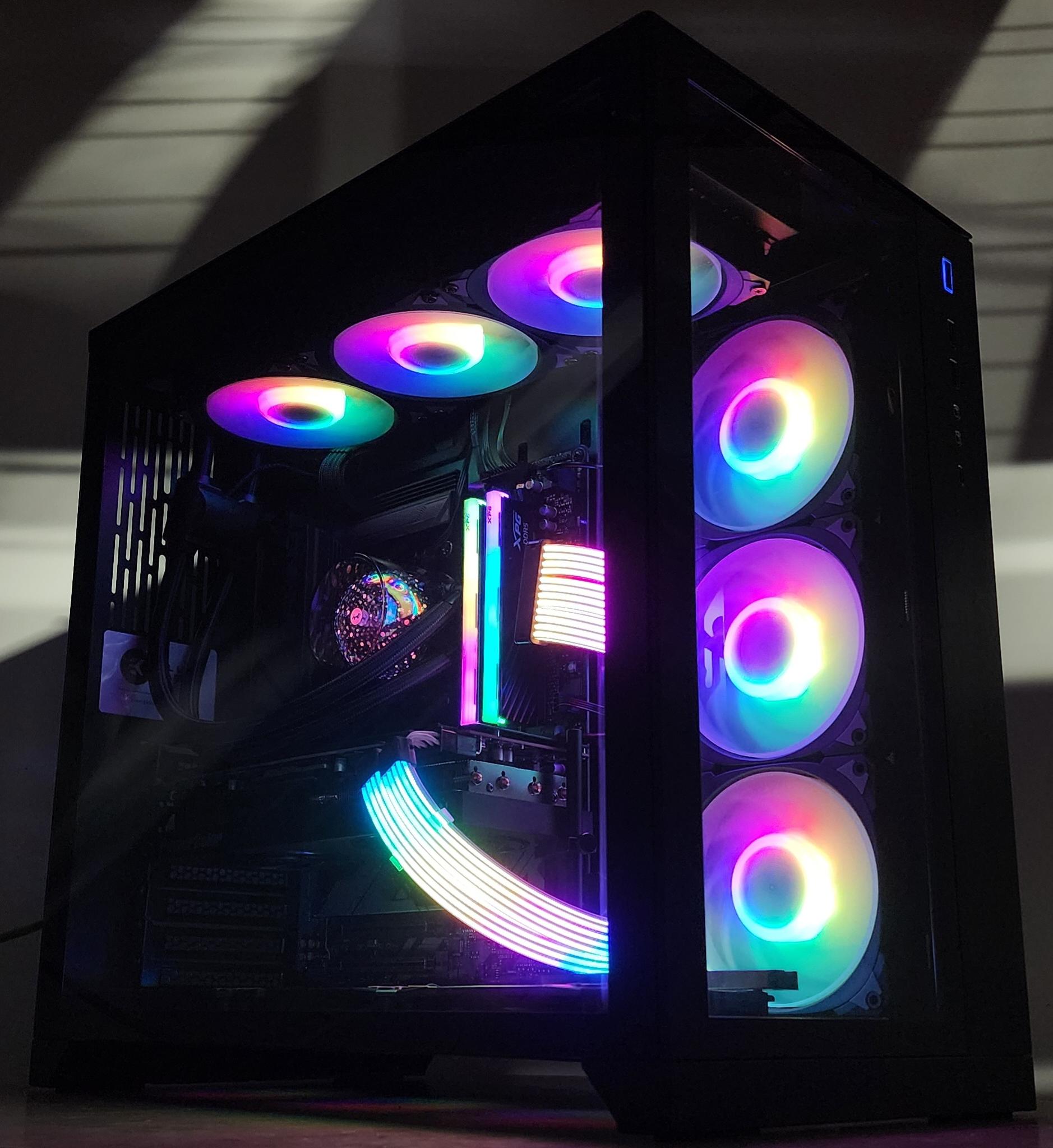 Gaming PC Ryzen 5 7600X3D 32GB RAM 2TB SSD RX 7800 XT 16GB Windows 11 Computer