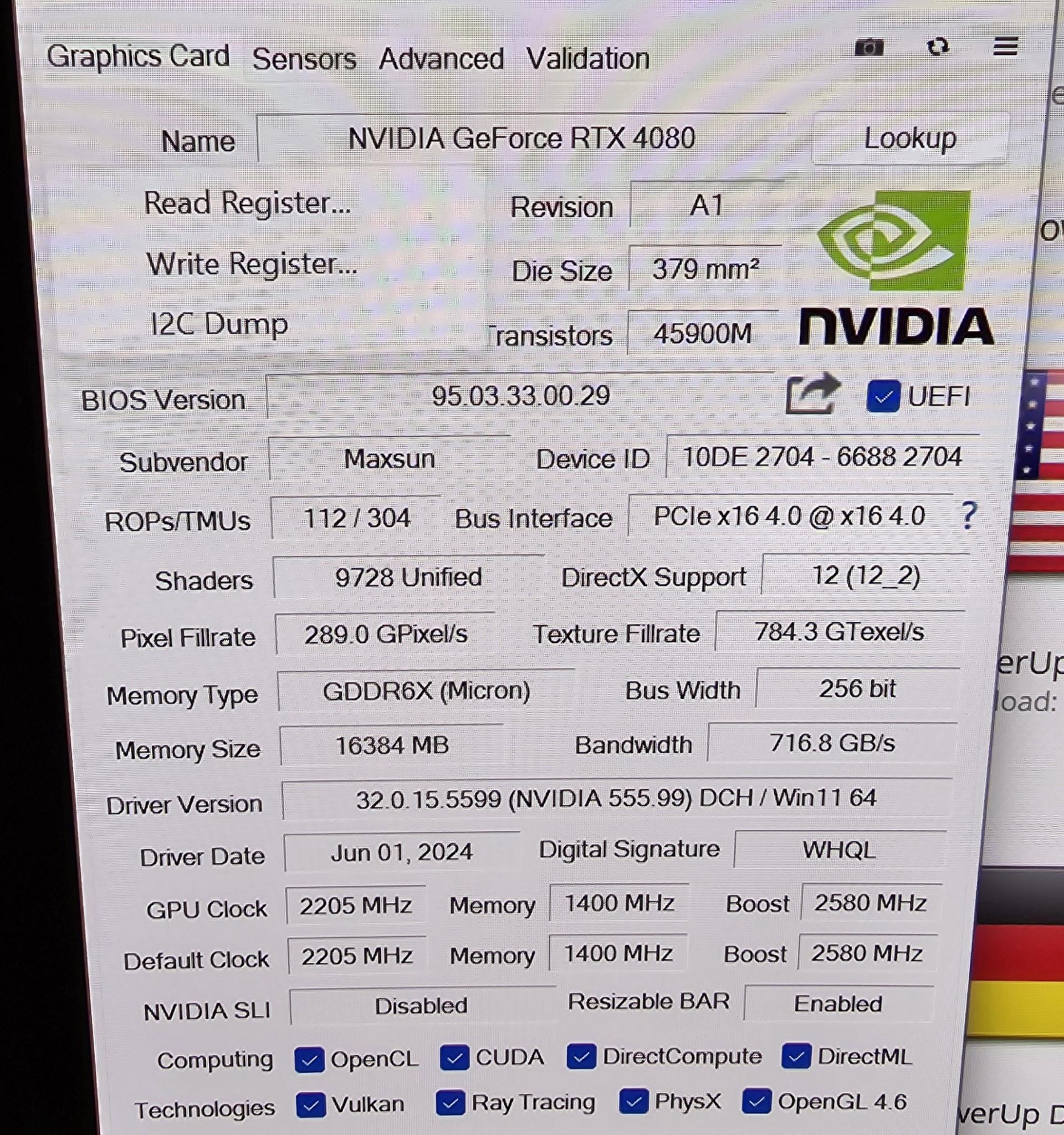 Maxsun RTX 4080 iCraft