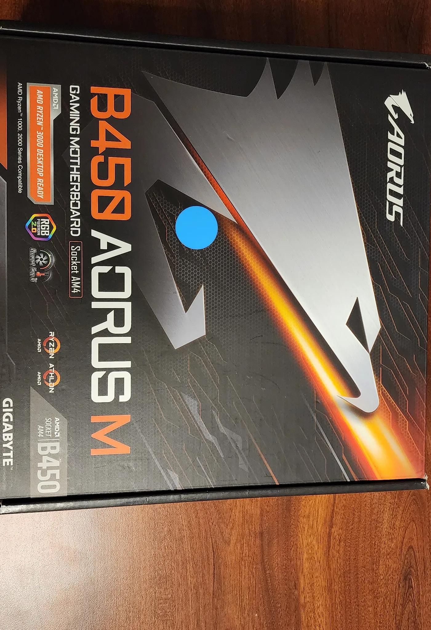 Aorus B450m Motherboard