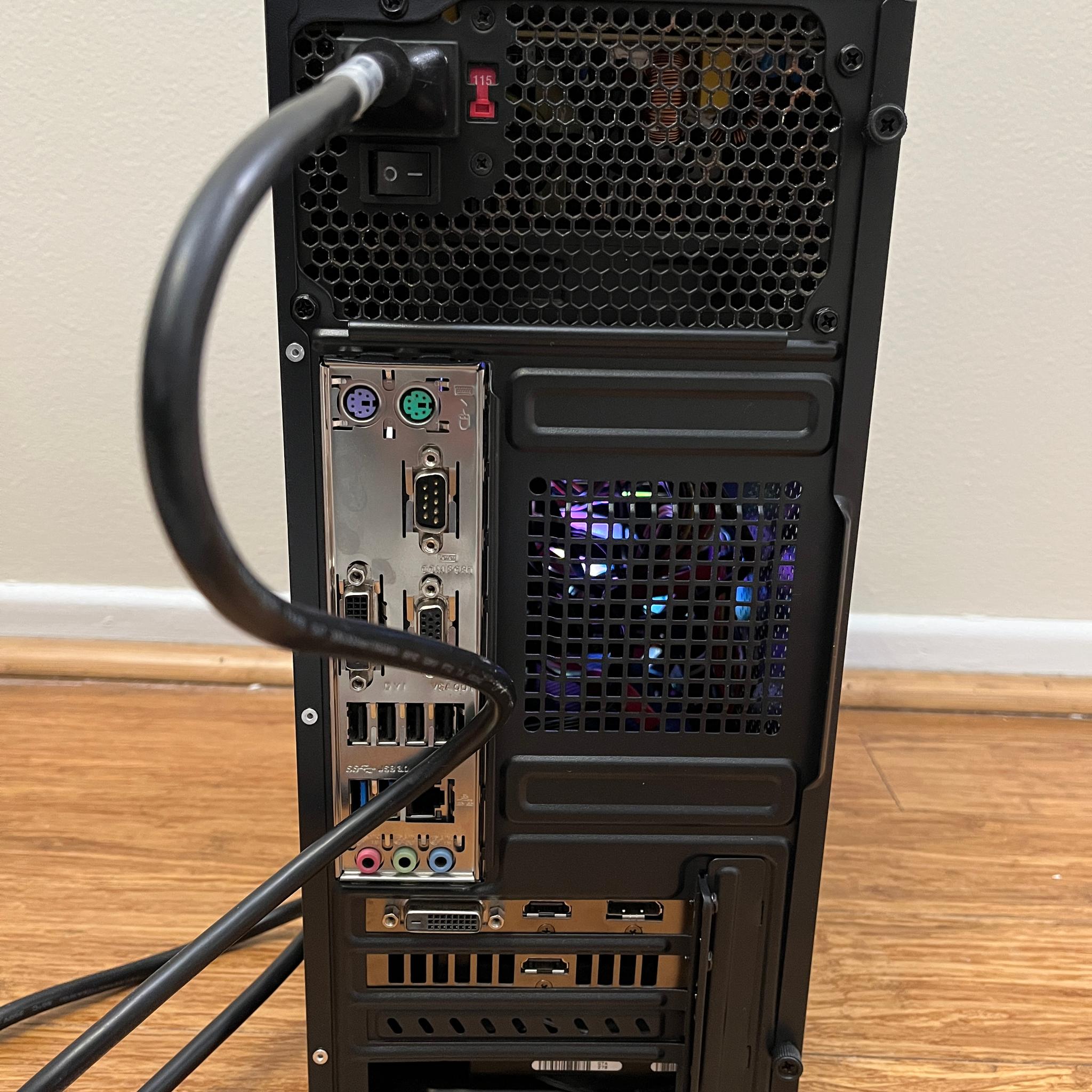 NVIDIA RTX 2060, Intel Core i5-6600, 12GB DDR4 RAM, 870 GB Storage - Small Gaming PC