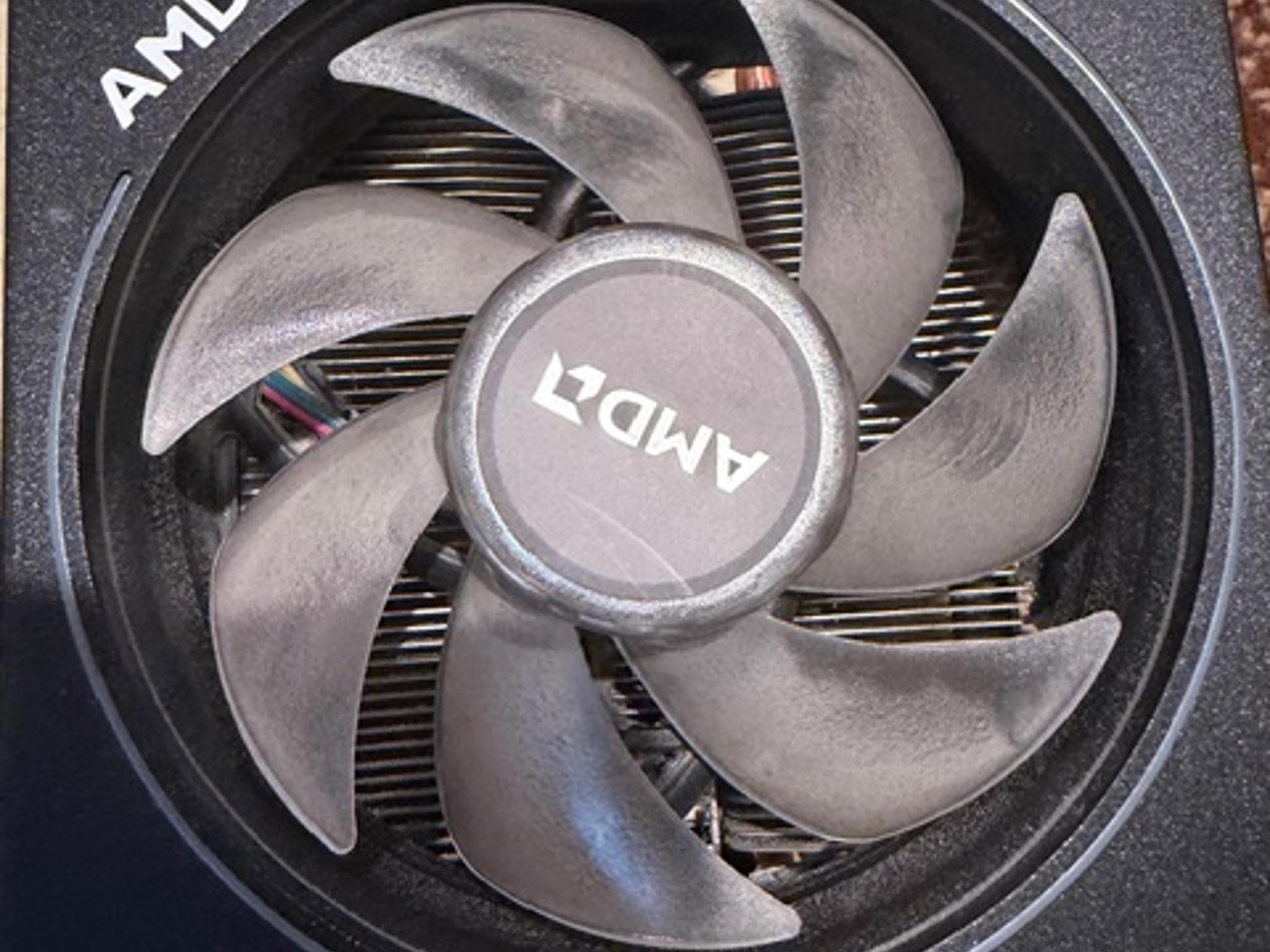 AMD AM5 Wraith Stock RGB CPU Cooler.