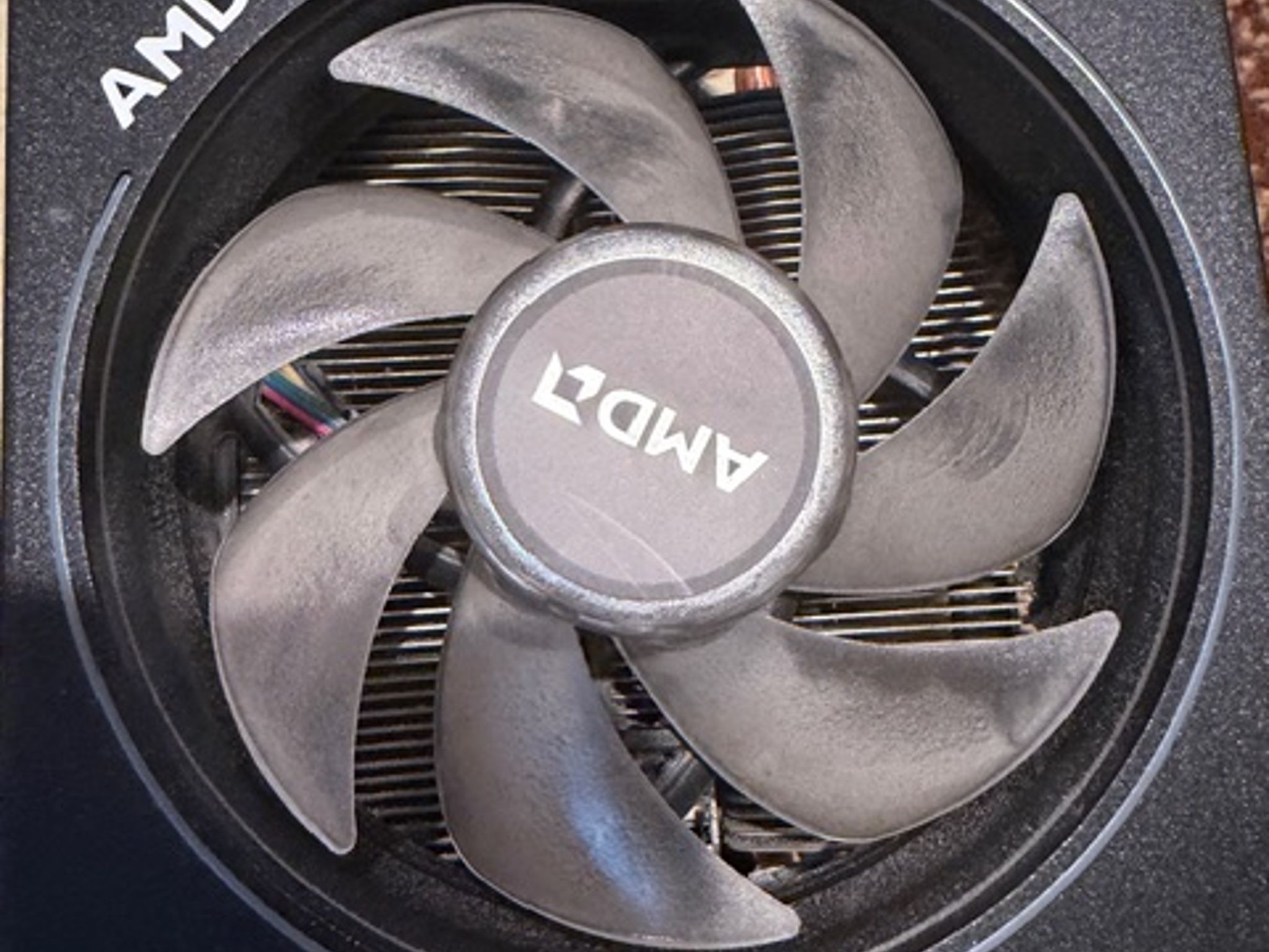AMD AM5 Wraith Stock RGB CPU Cooler from 5800XT CPU