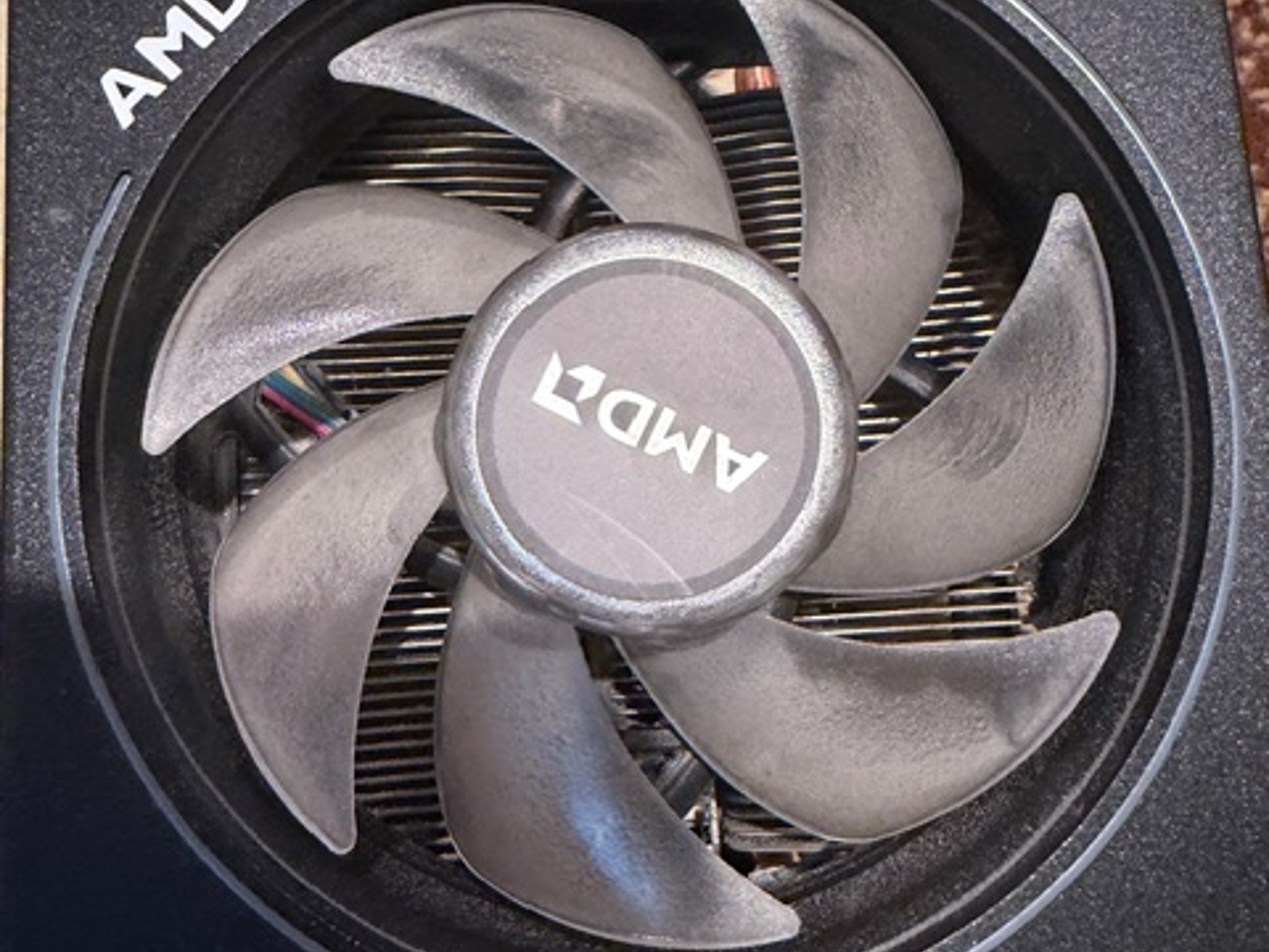 AMD AM5 Wraith Stock RGB CPU Cooler from 5800XT CPU