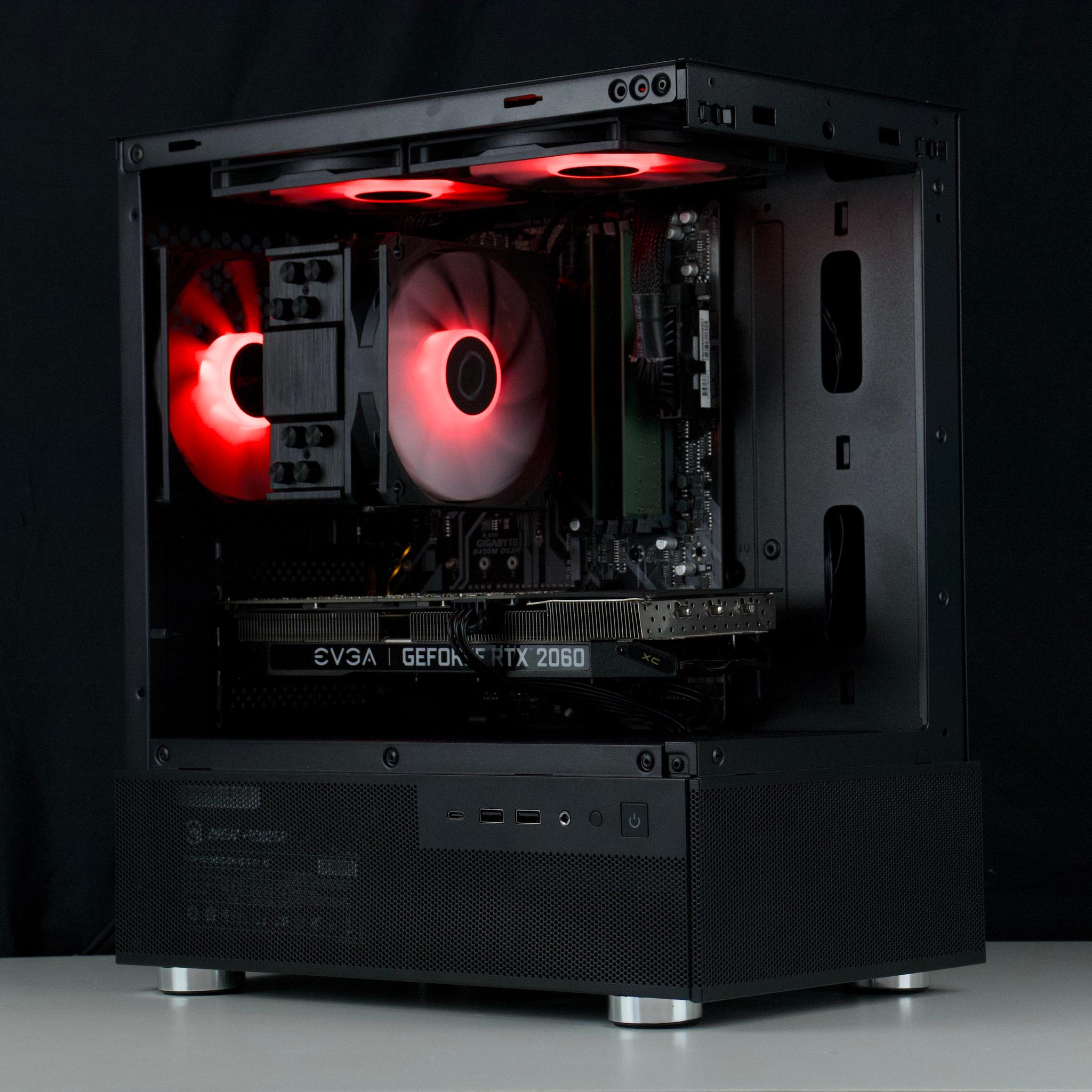 ⚫️🔴 Gaming PC – RTX 2060, Ryzen 5 3500X, 16GB RAM, 512GB SSD - WiFi, BlueTooth 🔴⚫️
