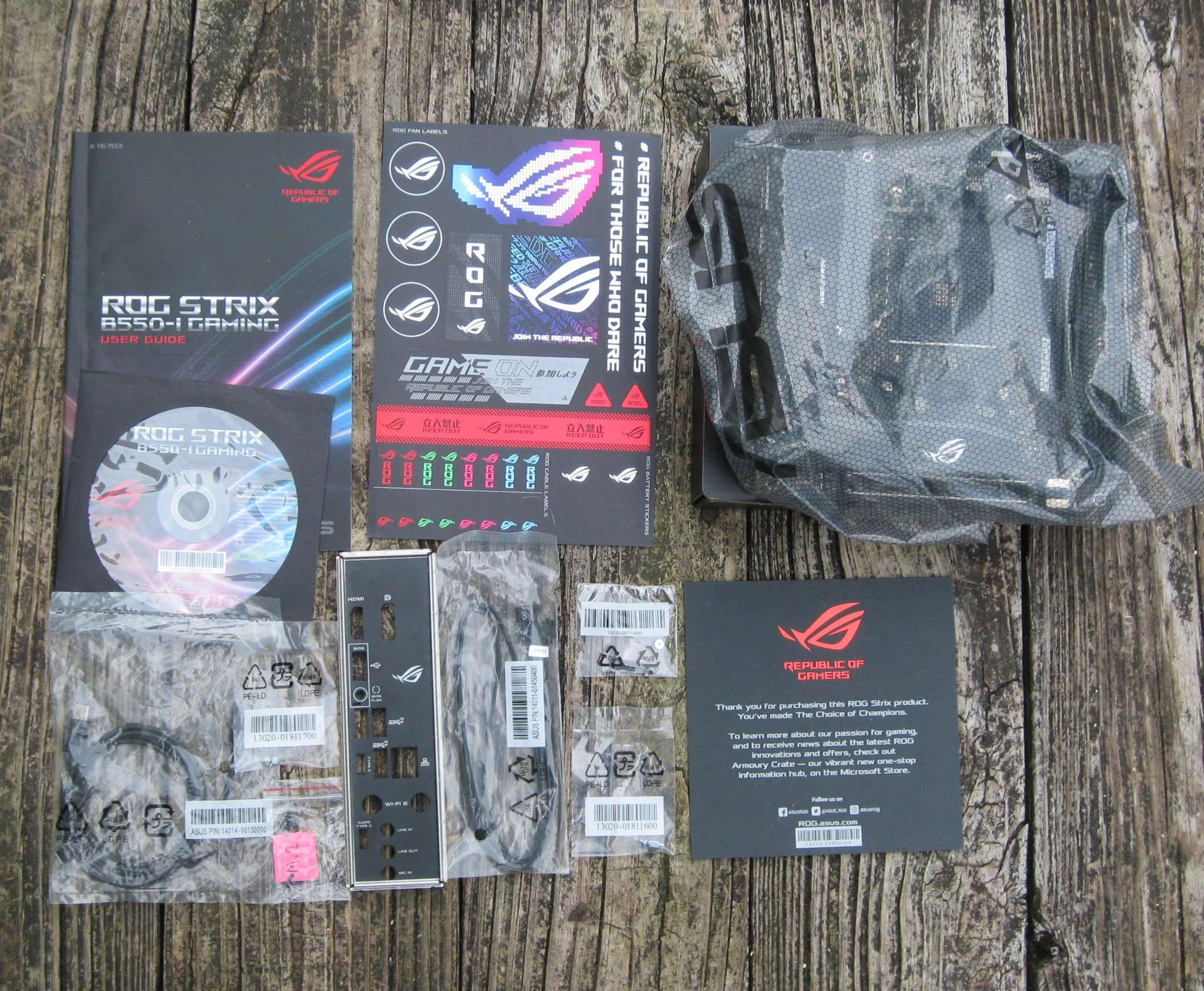 Asus ROG STRIX B550-I GAMING | Mini ITX AM4 Motherboard