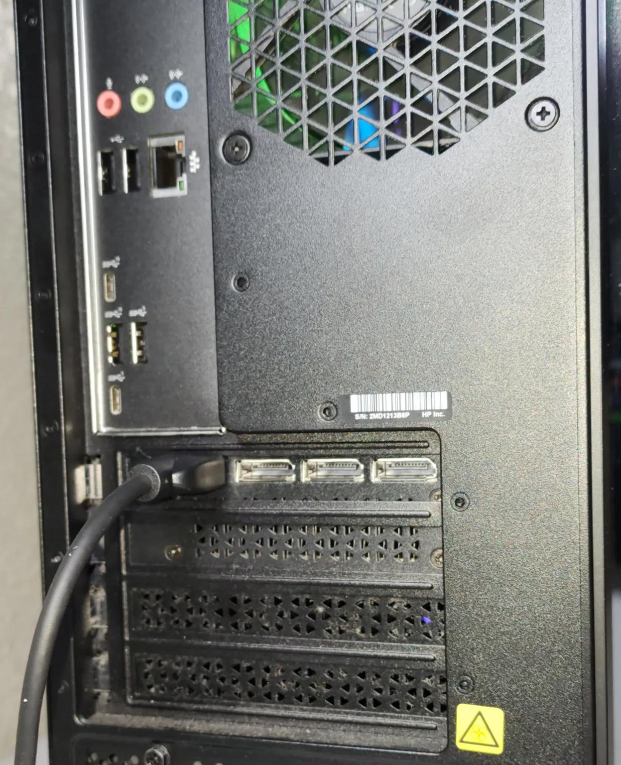 HP OMEN 30L, AMD Ryzen 5 5600X, NVIDIA 3060, 1TB SSD 2TB HDD, 32GB RAM, Windows 10