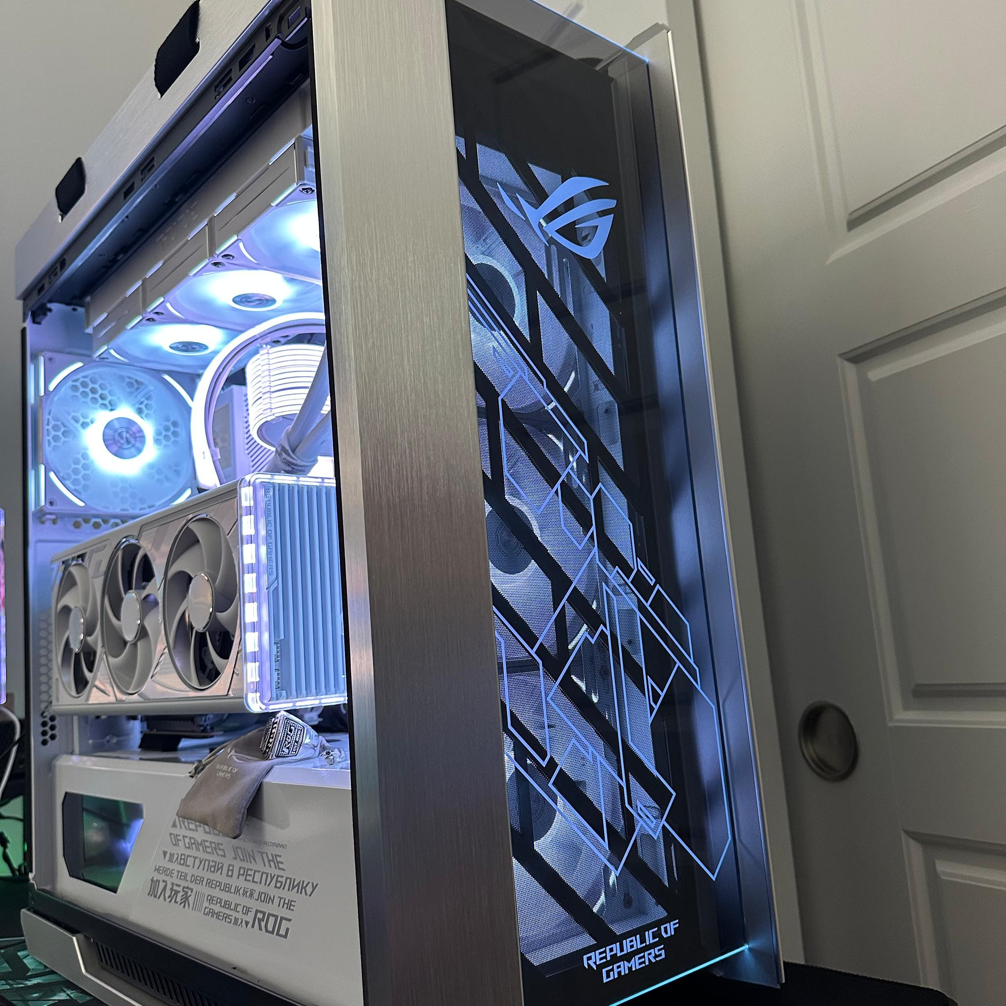 EXTREME WHITE ASUS ROG GAMING PC!! RTX 4090 i9 13900k, 3TB SSD TOP OF THE LINE