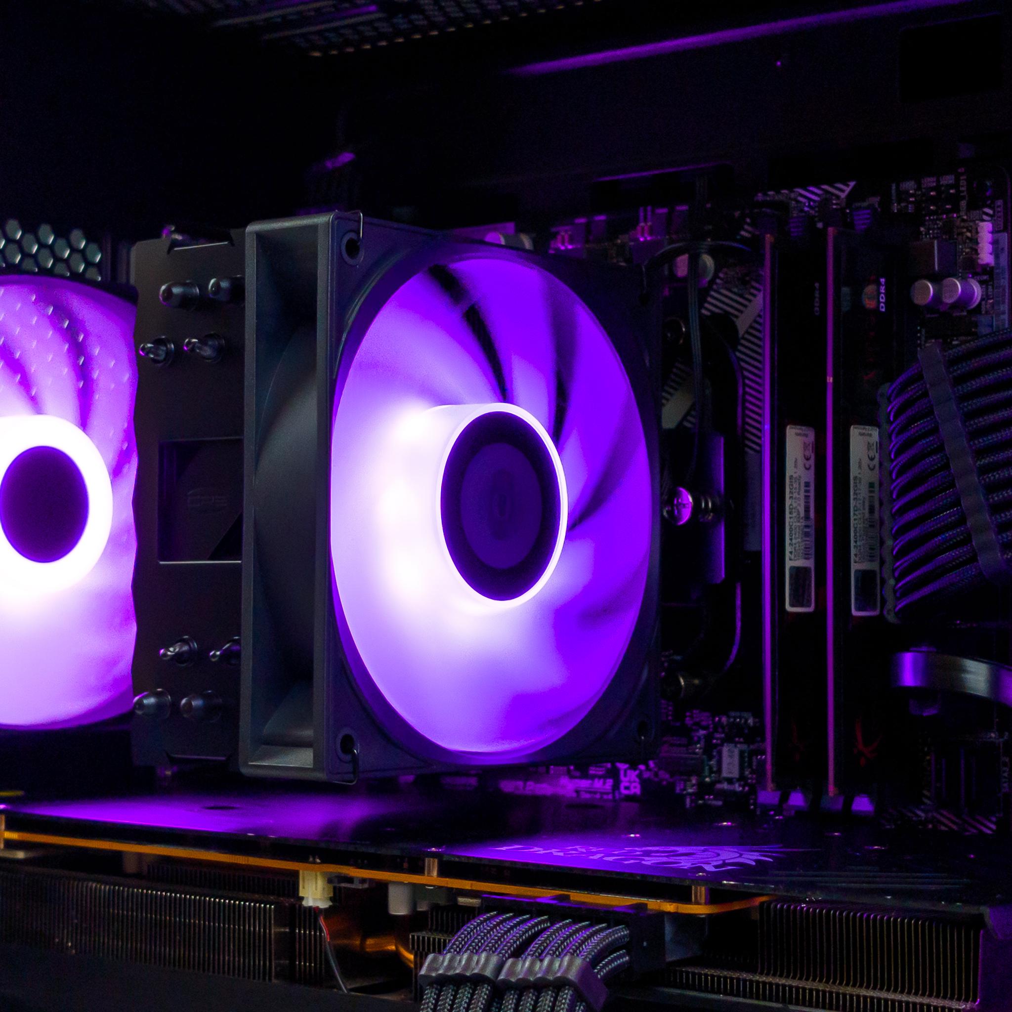 💜🖤 RX 6800 / Ryzen 5 5600 / 32GB Gaming PC 🖤💜