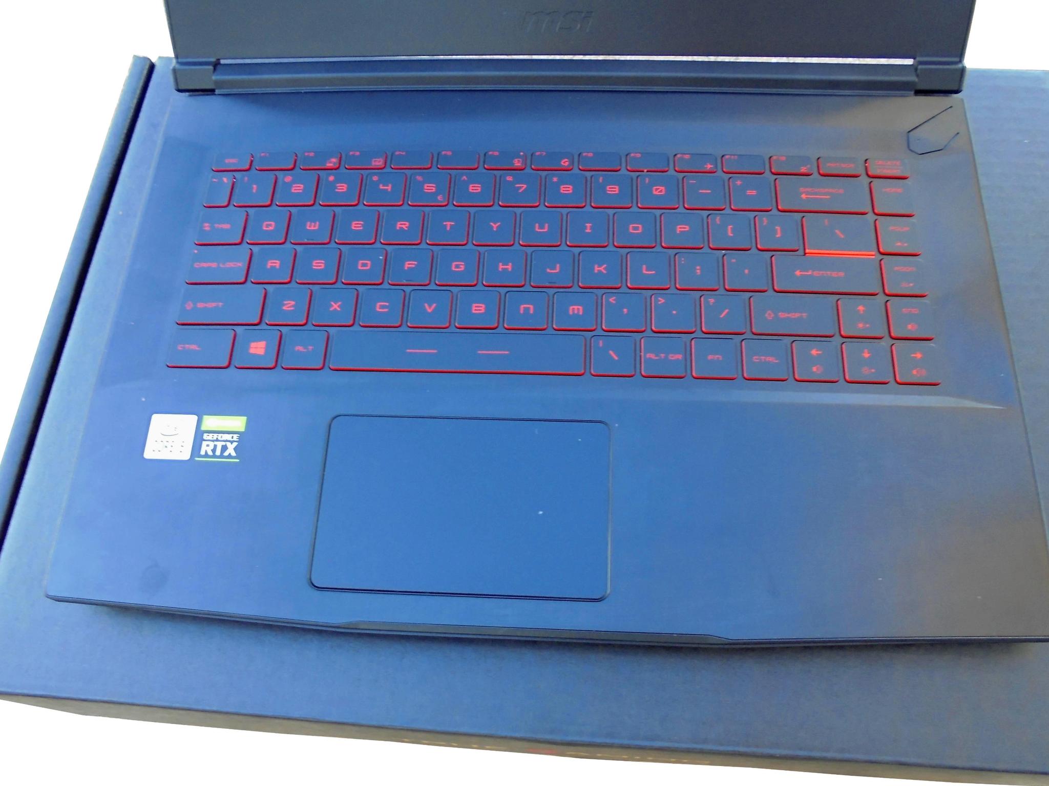 MSI GF65 15.6" RTX 3060 i5-10500H 8GB DDR4 512GB NVME SSD 144Hz Display Laptop