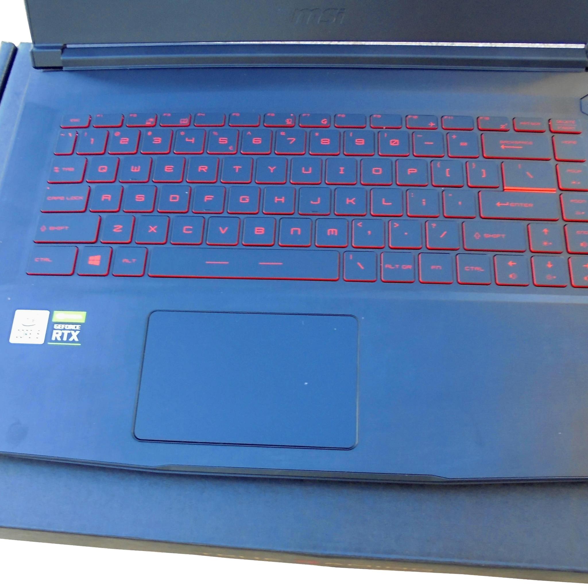 MSI GF65 15.6" RTX 3060 i5-10500H 8GB DDR4 512GB NVME SSD 144Hz Display Laptop