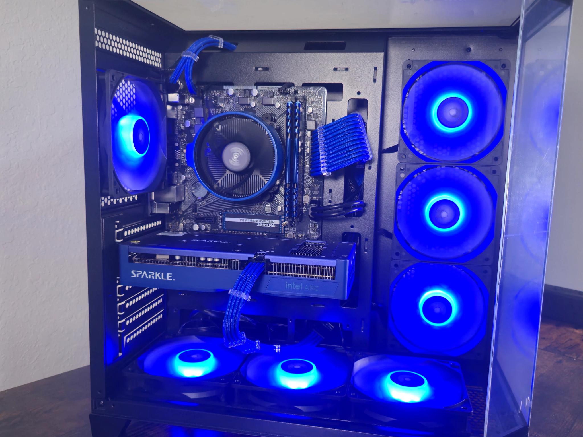 🟦Big Blue V3🟦 Ryzen 5 4500 | 32gb ddr4 | Arc b570 Gaming PC
