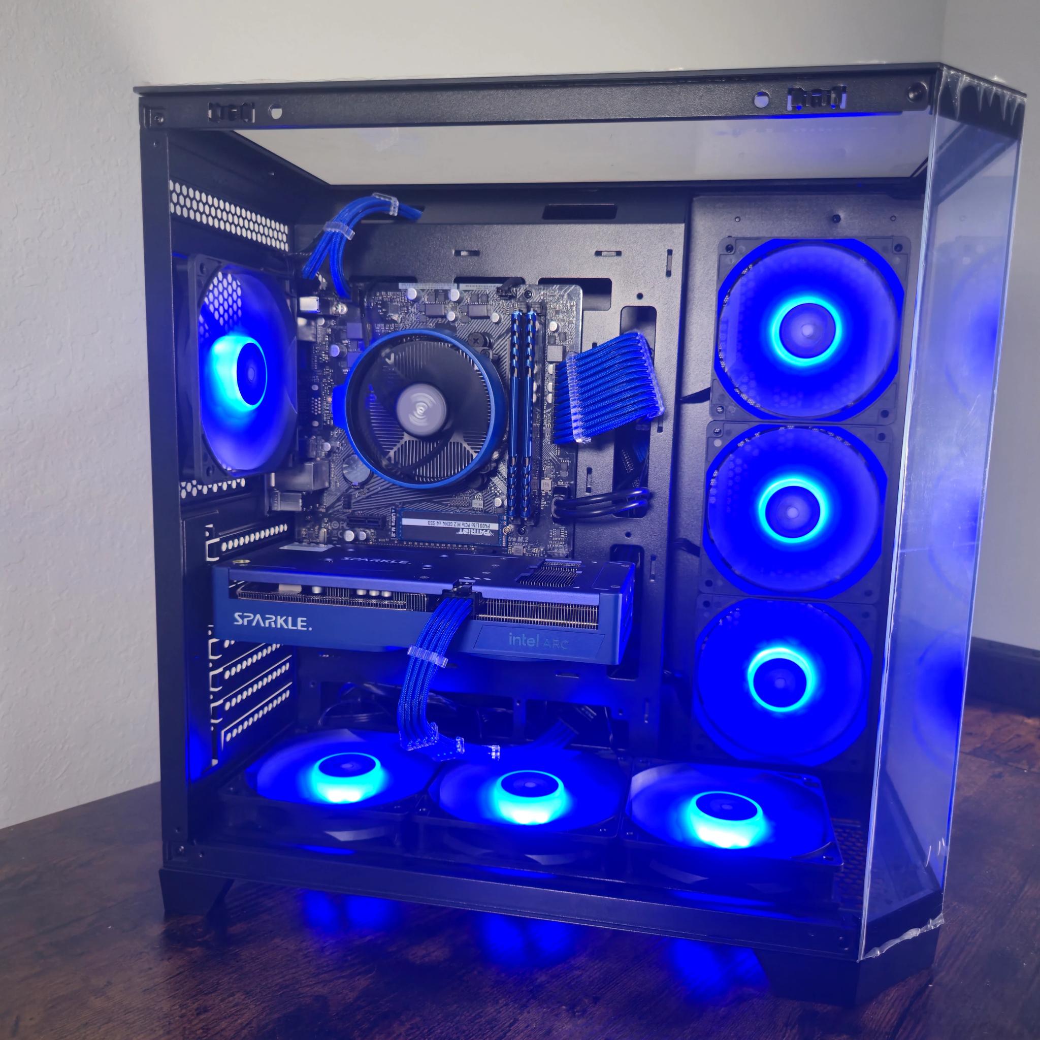 🟦Big Blue V3🟦 Ryzen 5 4500 | 32gb ddr4 | Arc b570 Gaming PC
