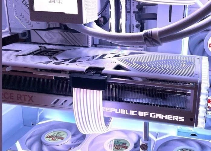 ASUS ROG Strix GeForce RTX 4090 24GB GDDR6X White OC Edition Gaming Graphics Card