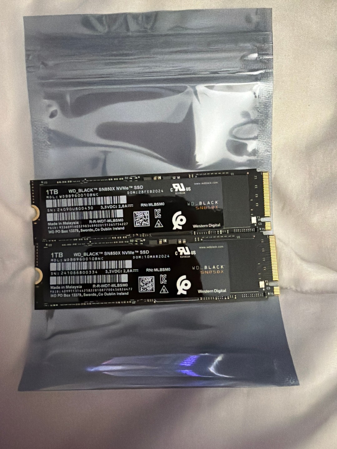 1 x🔥 WD_BLACK SN850X 1TB Gen4 NVMe SSD – FULL DRAM + 3D TLC NAND