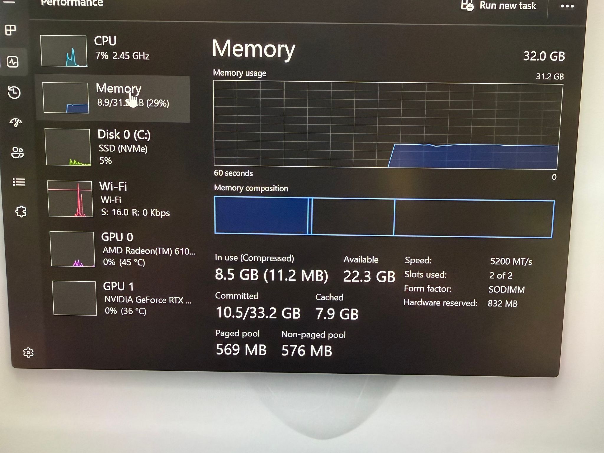 Alienware m16 R1 Gaming Laptop RTX 4070 Ryzen 9 7845HX 32GB RAM 1TB NVMe