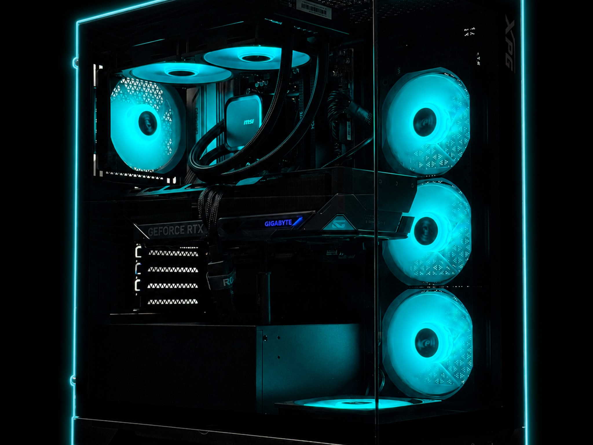 1440P/4K Creator gaming pc / RTX 5070 Ti / Ryzen 7 7800X3D / 32GB DDR5 Ram / 1TB SSD