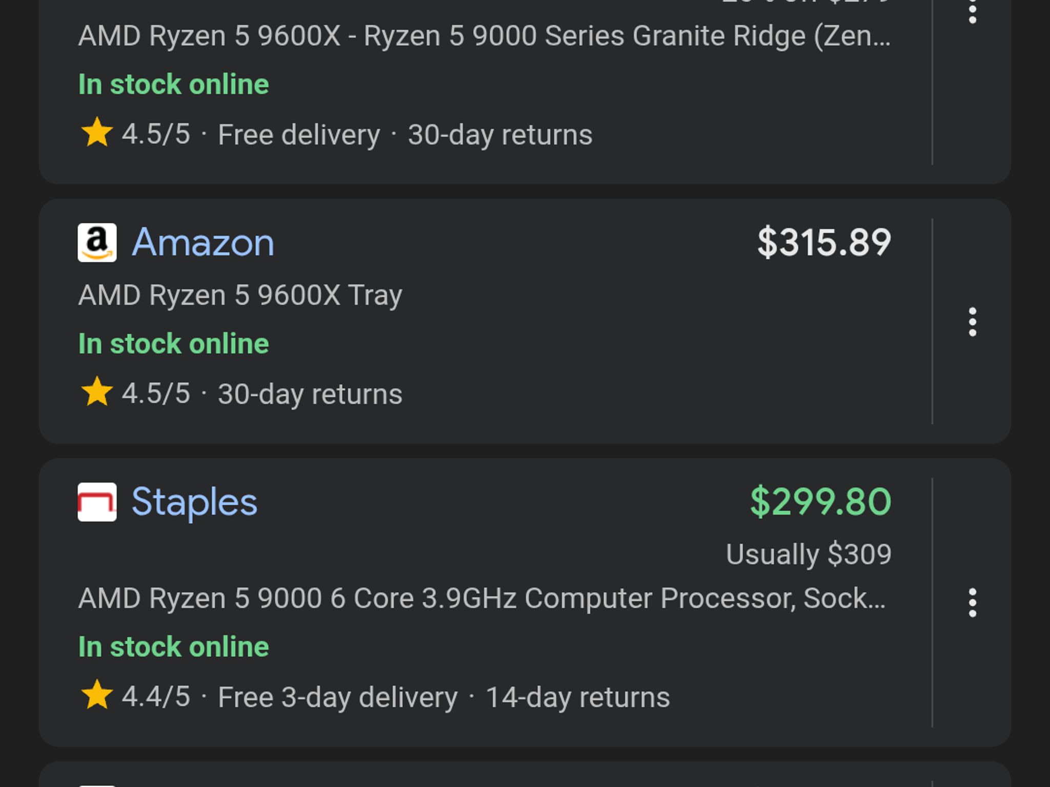 BNIB Ryzen 5 9600X