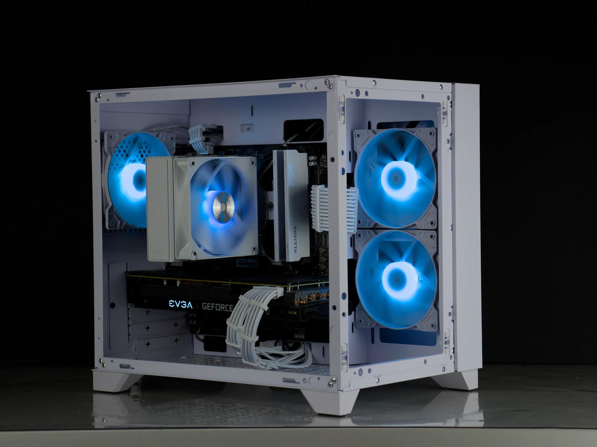 💎❅White Gaming PC – RTX 3070, Ryzen 5 5600X, 32GB, 1TB SSD - RGB, WiFi💎❅