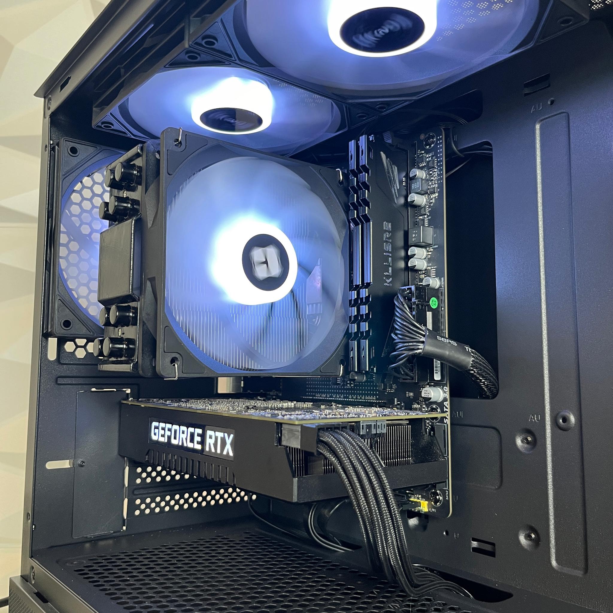 Black RGB Gaming PC | Ryzen 5 + RTX 2060 6GB | 16GB