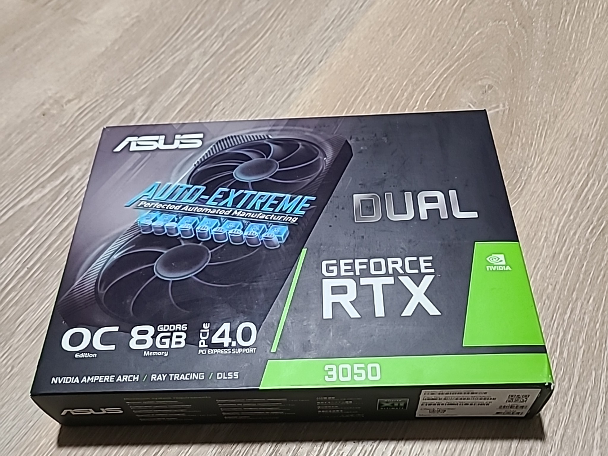 ASUS Graphics Card Dual NVIDIA GeForce RTX 3050 OC 8GB