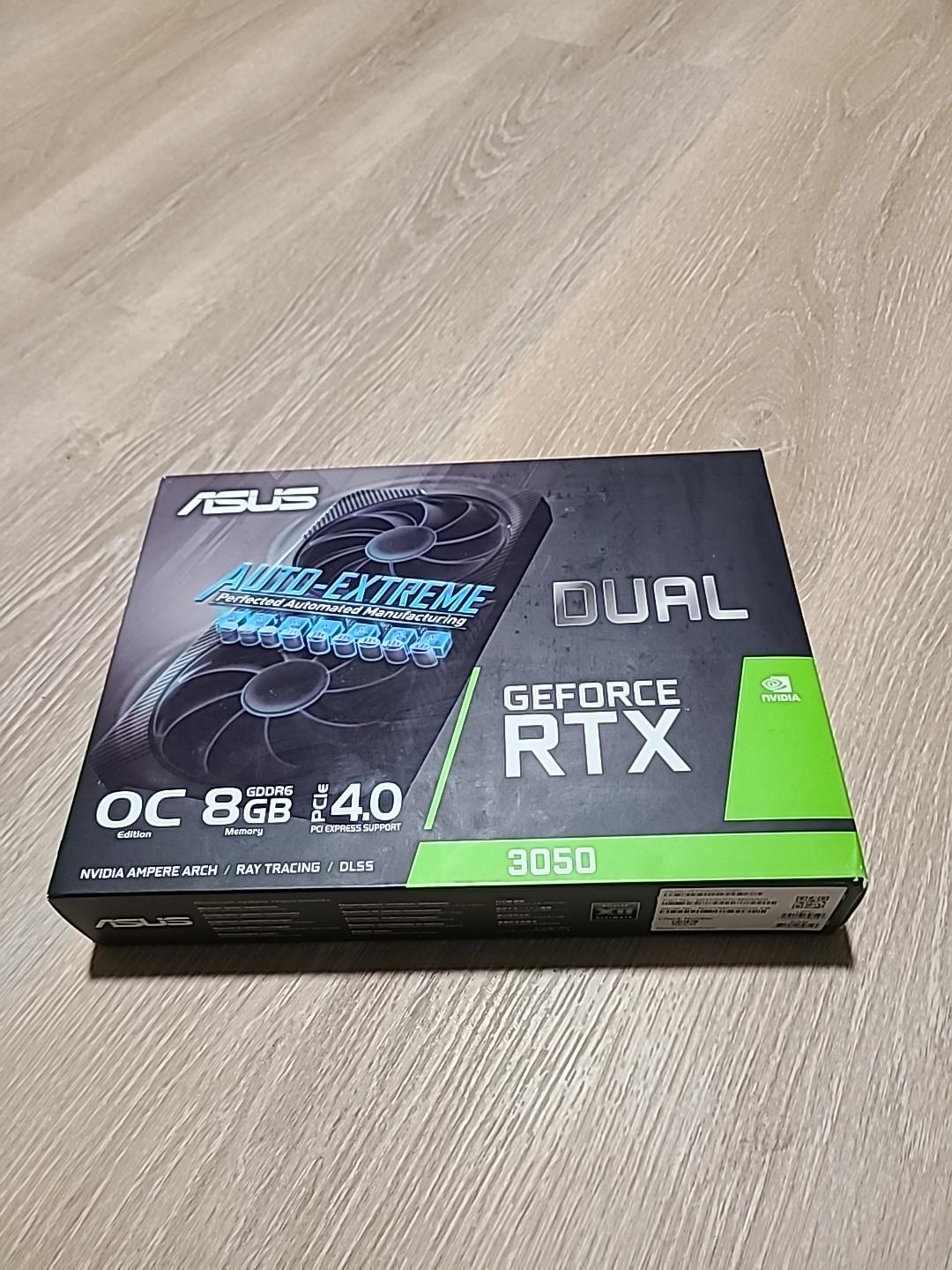 ASUS Graphics Card Dual NVIDIA GeForce RTX 3050 OC 8GB