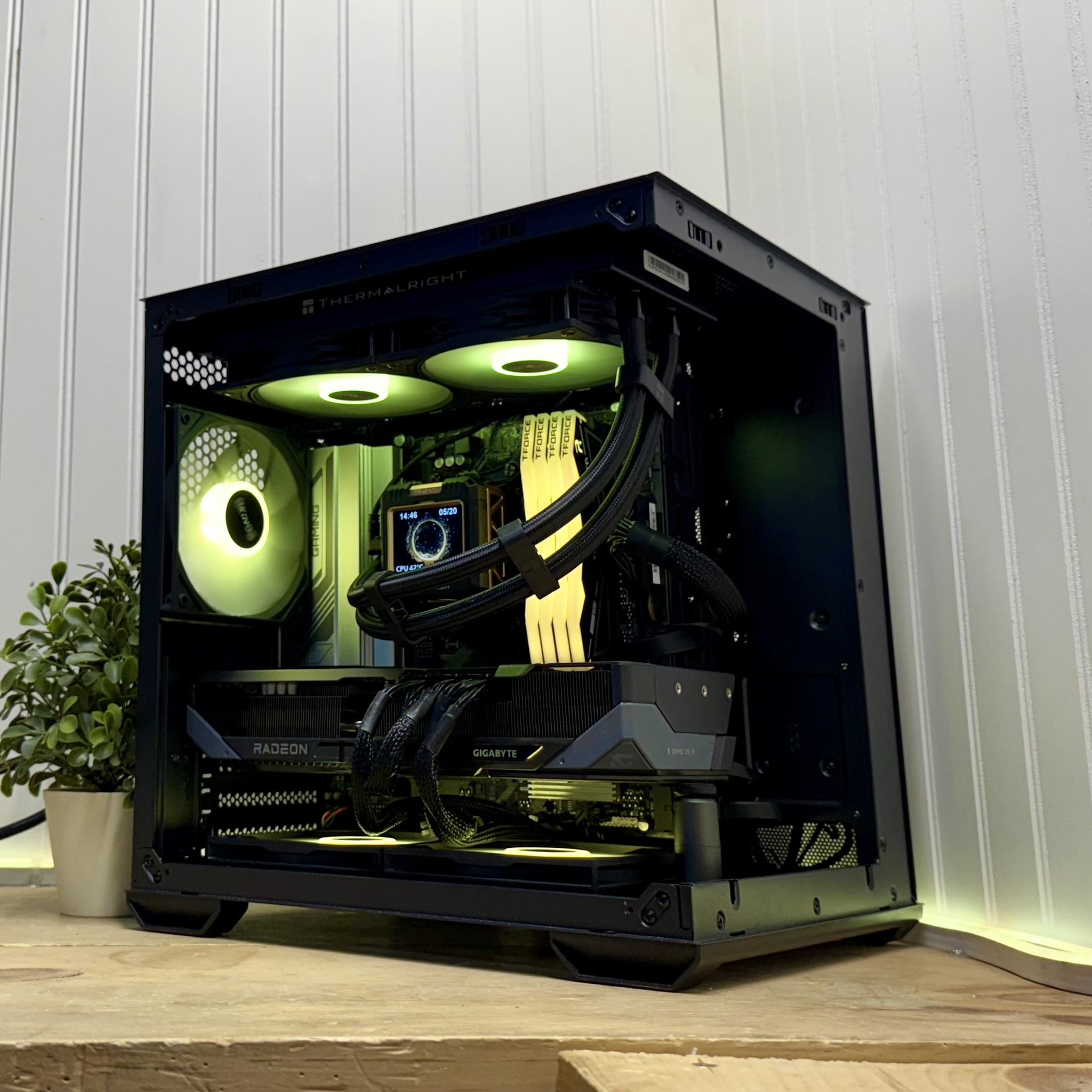 SALE 🕷️Game Slayer V2🕷️ 9600x/9070XT/32g DDR5/240mm AIO/800wpsu/2tb gen 4