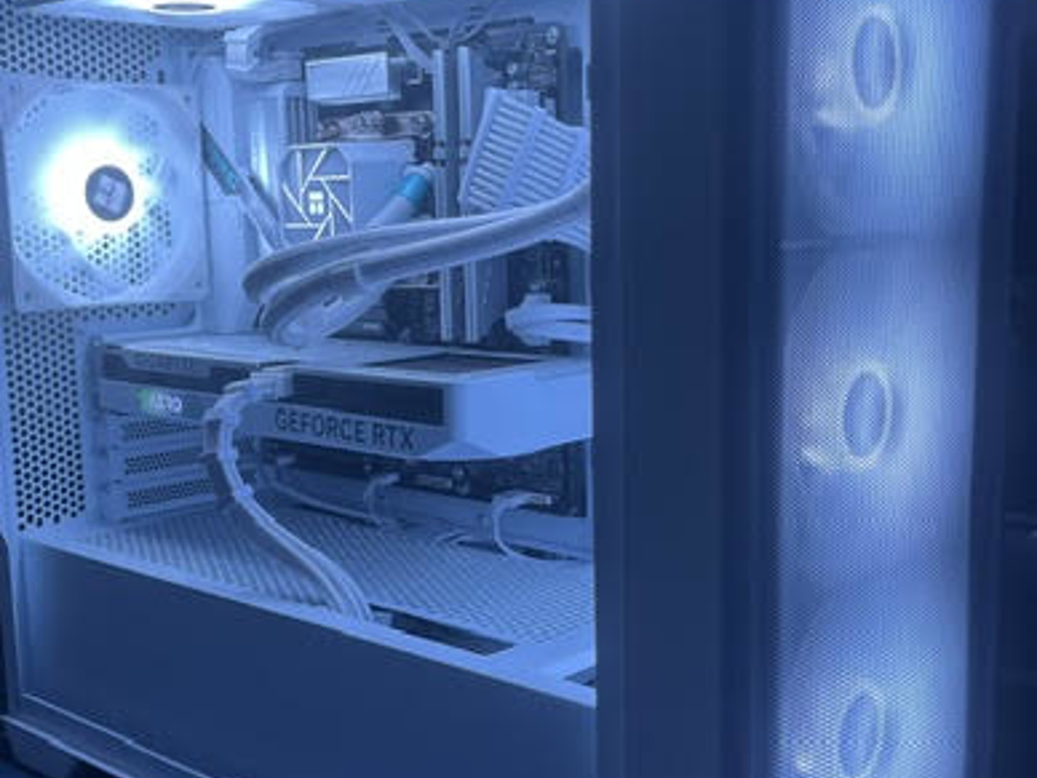 1080p/1440p ALL WHITE CUSTOM GAMING PC