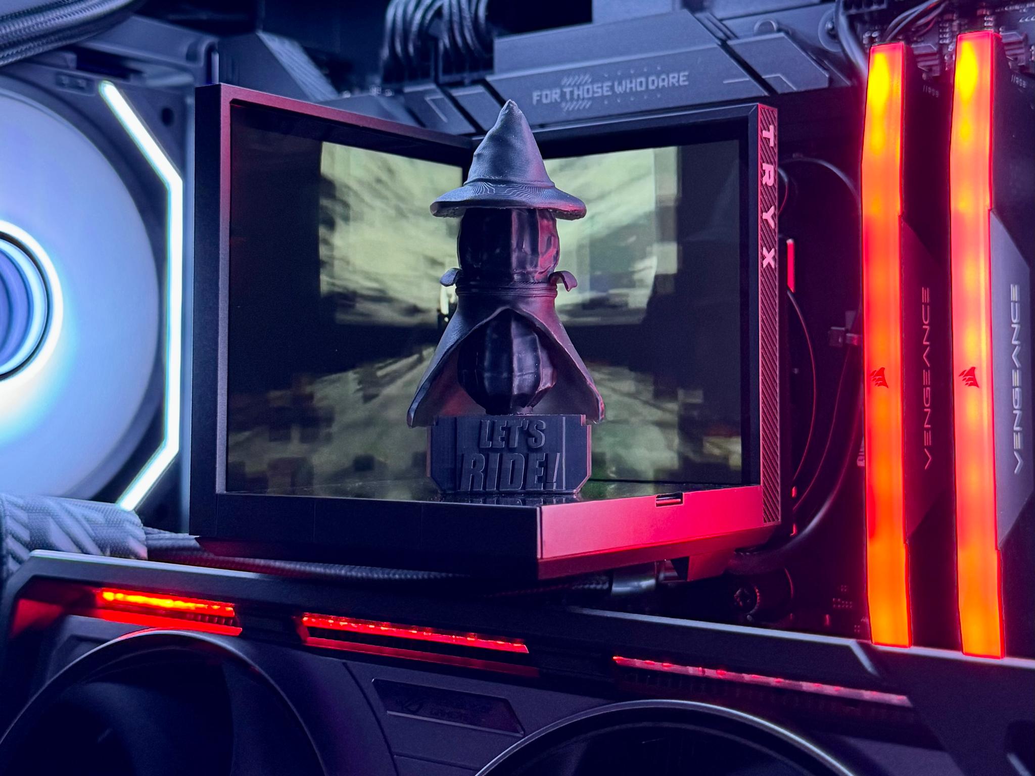 The Burnt Peanut Figurine - Let's Ride! Wizard Outfit - Twitch YouTube Streamer