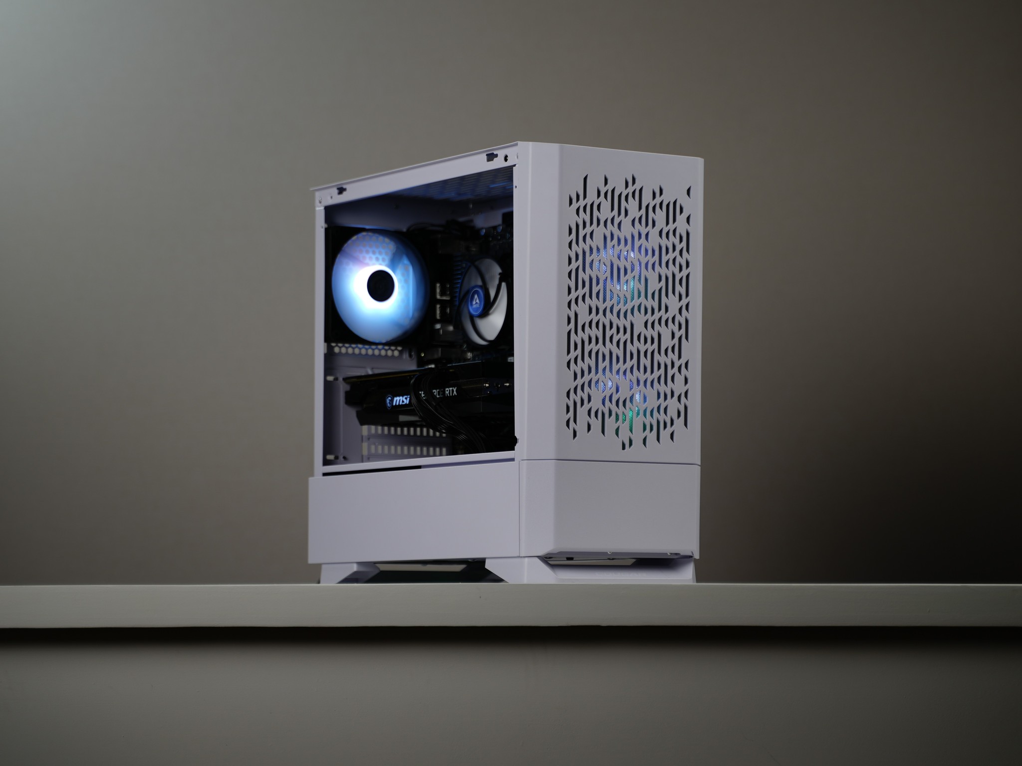 “KanexForm V1” RTX 3060 Ti OC Intel Core i3-13100F 1TB 32GB Windows 11 Gaming PC Powerhouse