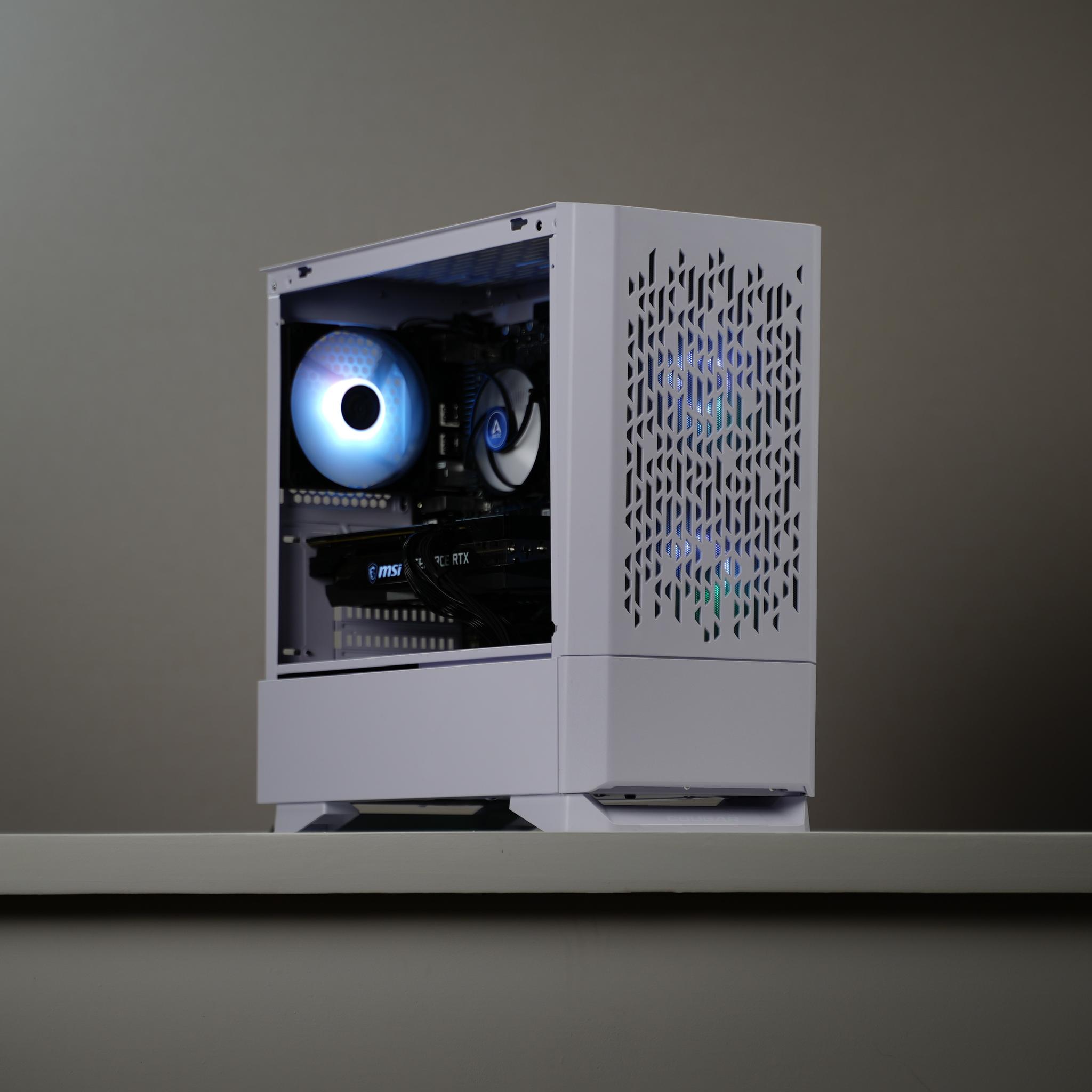 “KanexForm V1” RTX 3060 Ti OC Intel Core i3-13100F 1TB 32GB Windows 11 Gaming PC Powerhouse