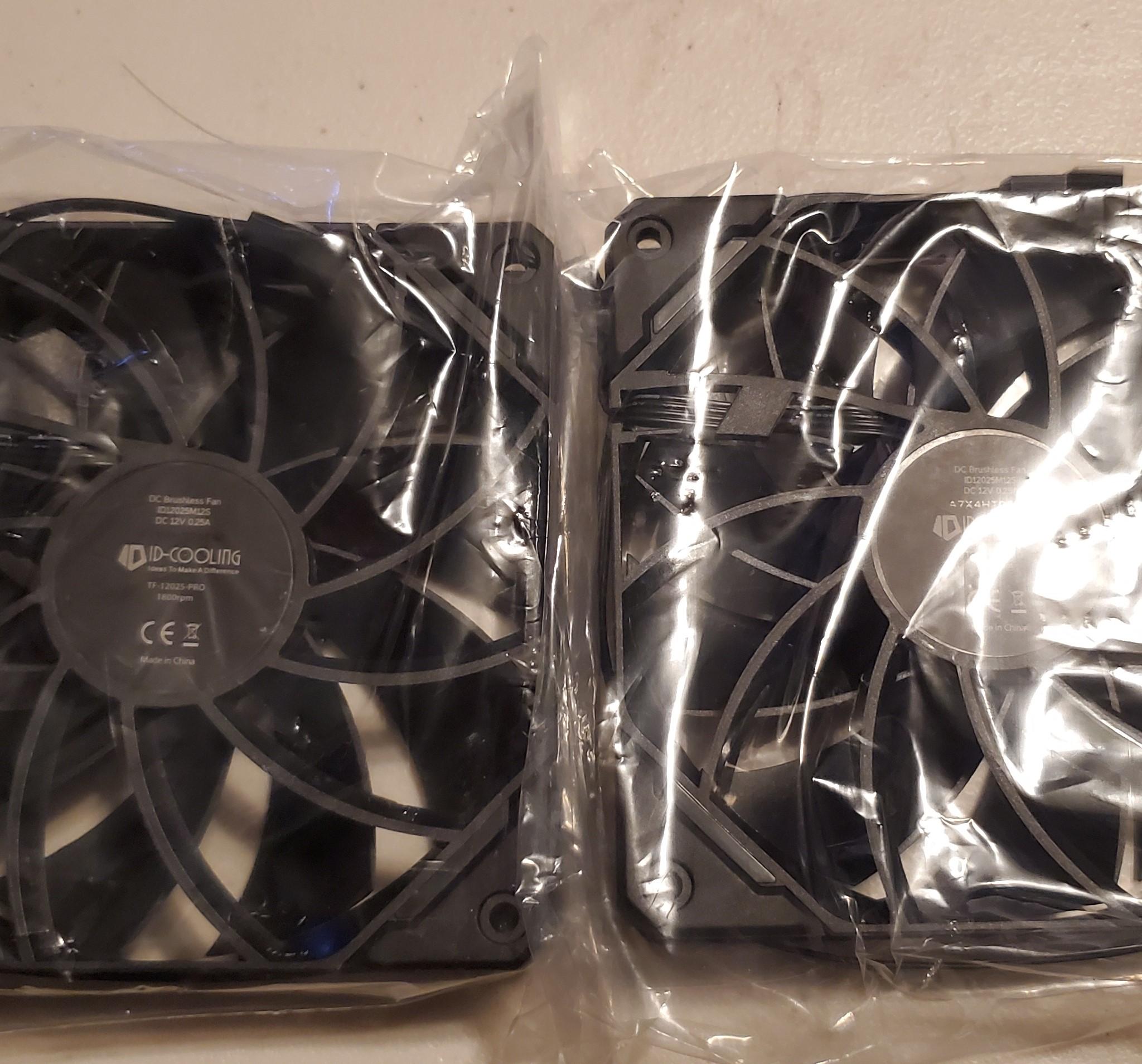 ID-COOLING TF-12025-PRO 120mm 4pin PWM Fans (2-Pack)