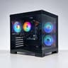 Budget Gaming PC RGB Intel i7 4th Gen 16GB RAM 256GB SSD Win11 Pro WiFi