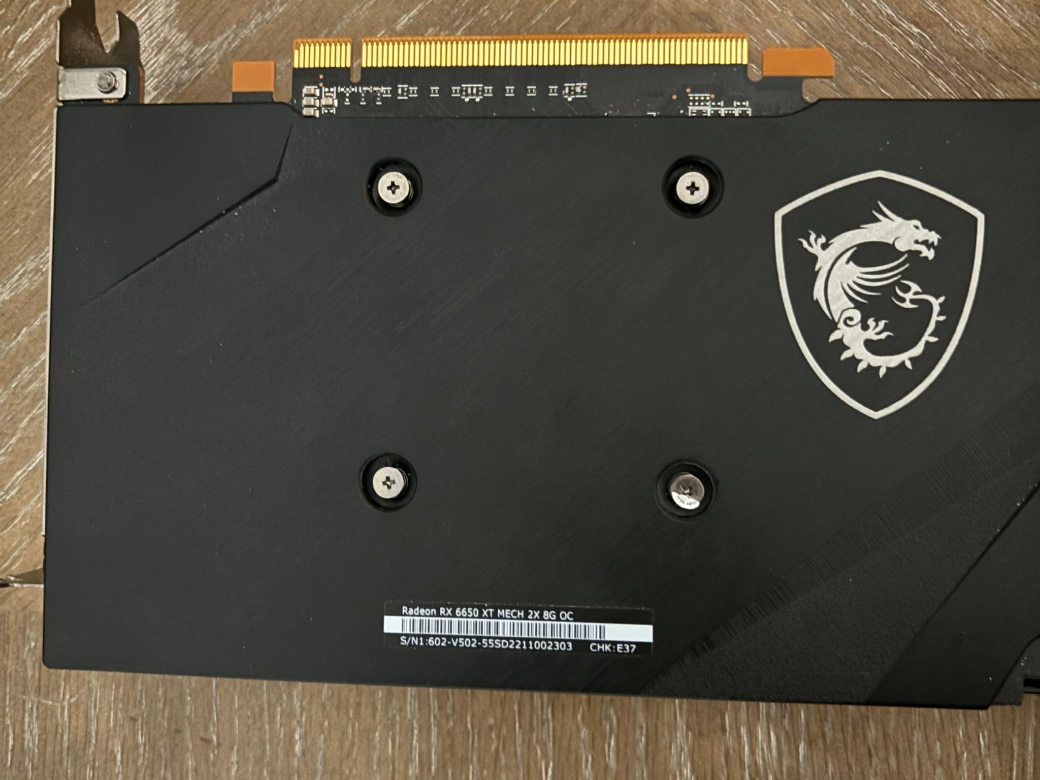 MSI RX 6650XT Mech X2 OC