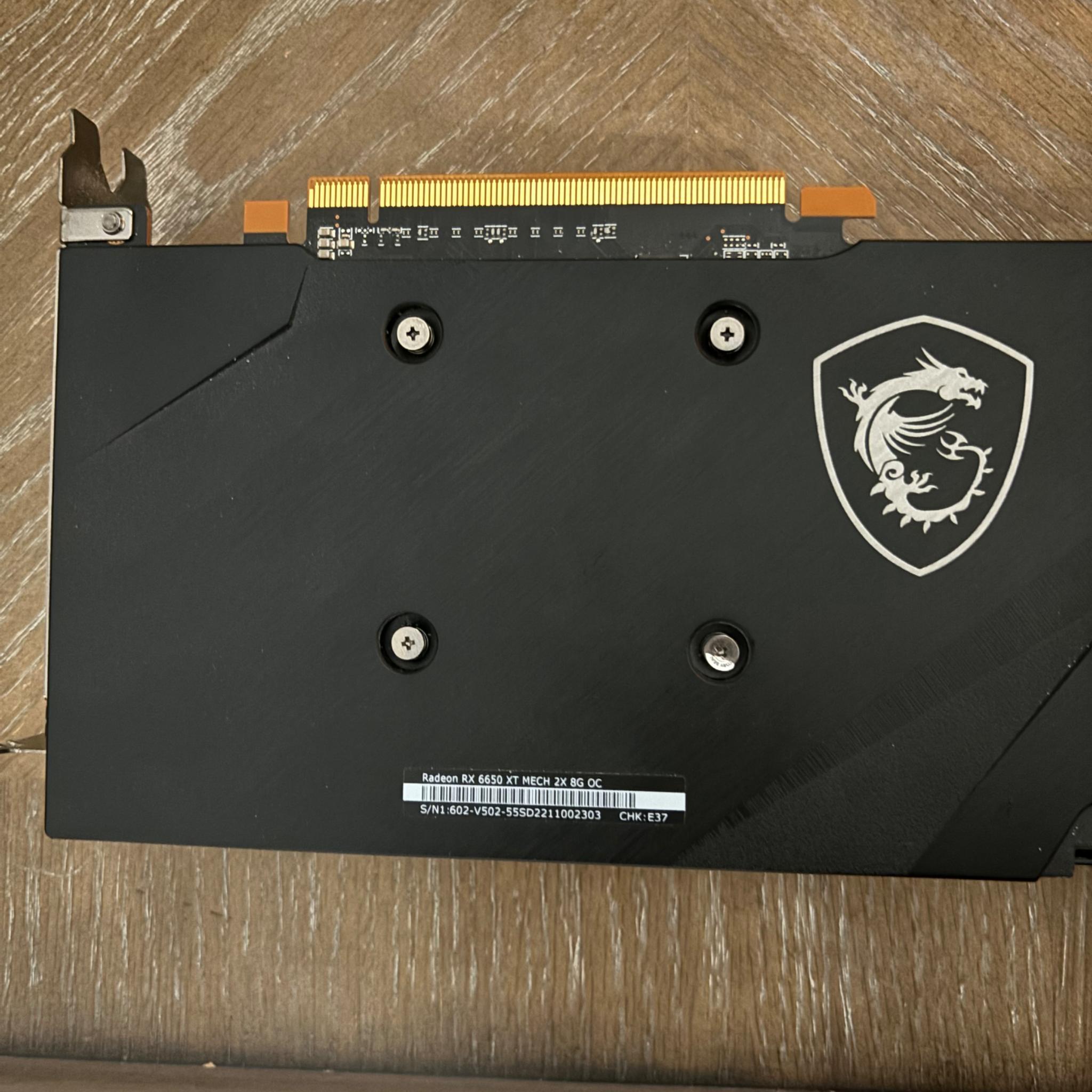 MSI RX 6650XT Mech X2 OC