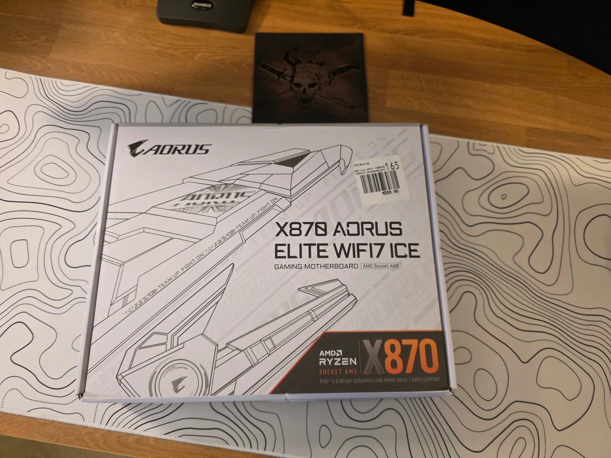 GIGABYTE X870 AORUS Elite WIFI7 ICE AMD AM5 Motherboard, ATX, DDR5, PCIe 5.0, 2.5GbE LAN
