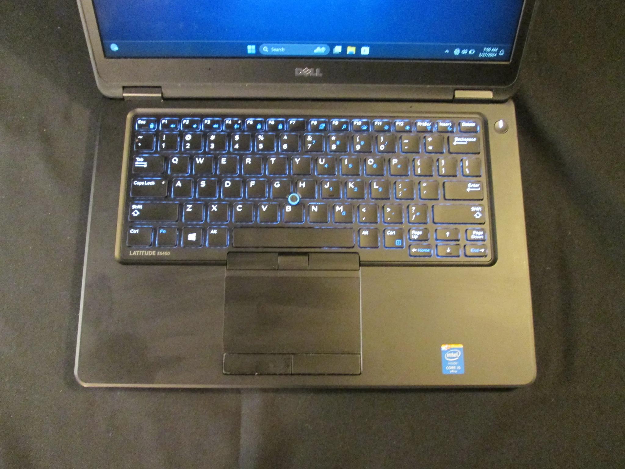 Dell Latitude E5450 Backlit Keyboard Windows 11 Pro