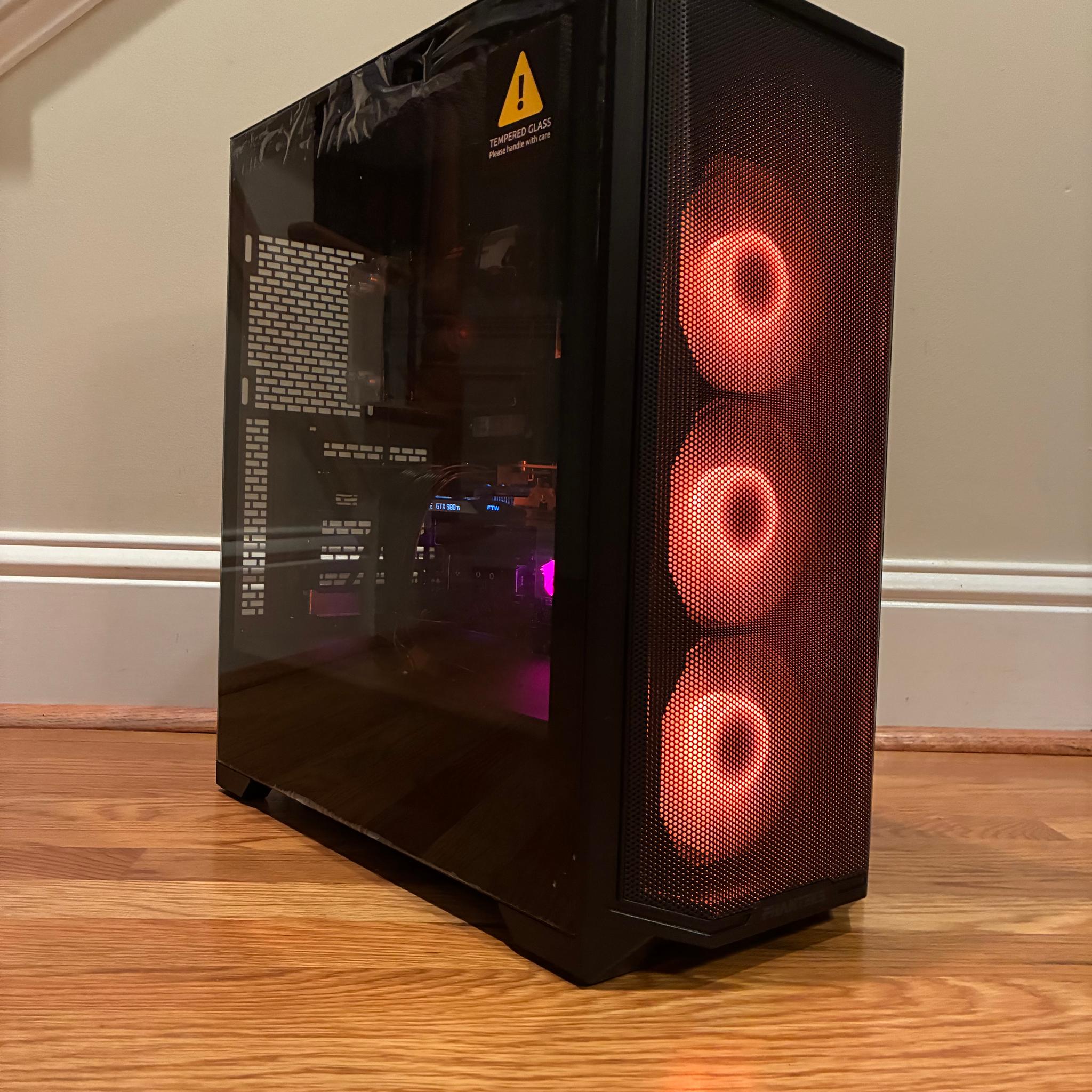 GTX 980 Ti 6GB i5 8600k CUSTOM GAMING PC 16GB DDR4 512GB NVME SSD WiFi Bluetooth ARGB WINDOWS 10/11