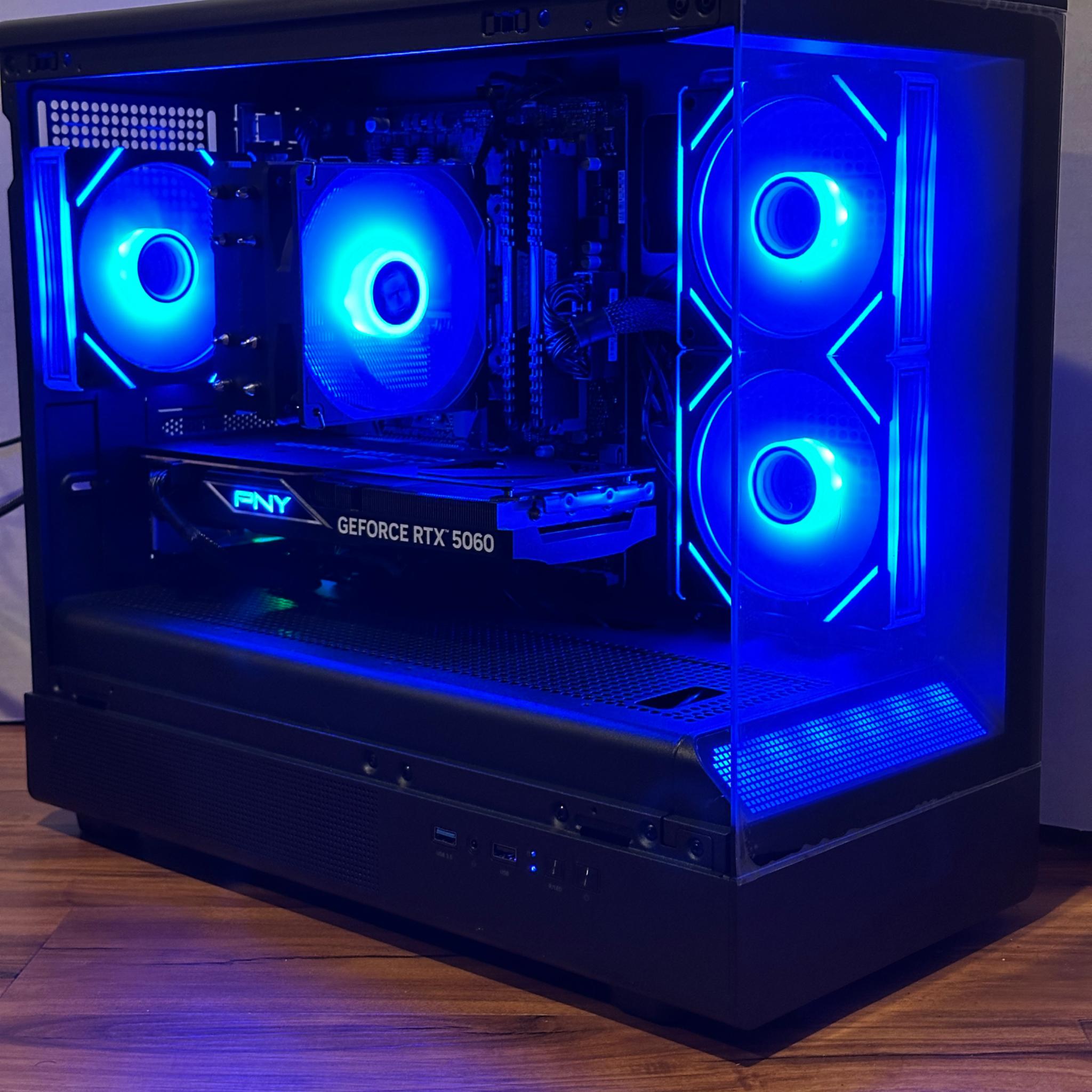 RTX 5060 | Ryzen 5 3600 | 16GB DDR4 | 1TB SSD | Win 11 | Office 2024 | WiFi + BT | Custom Gaming PC